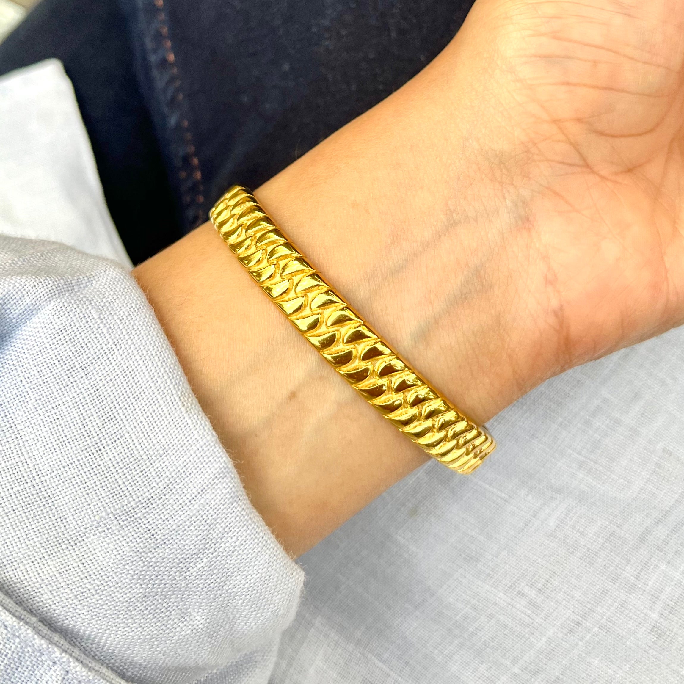 Chevron Bangle