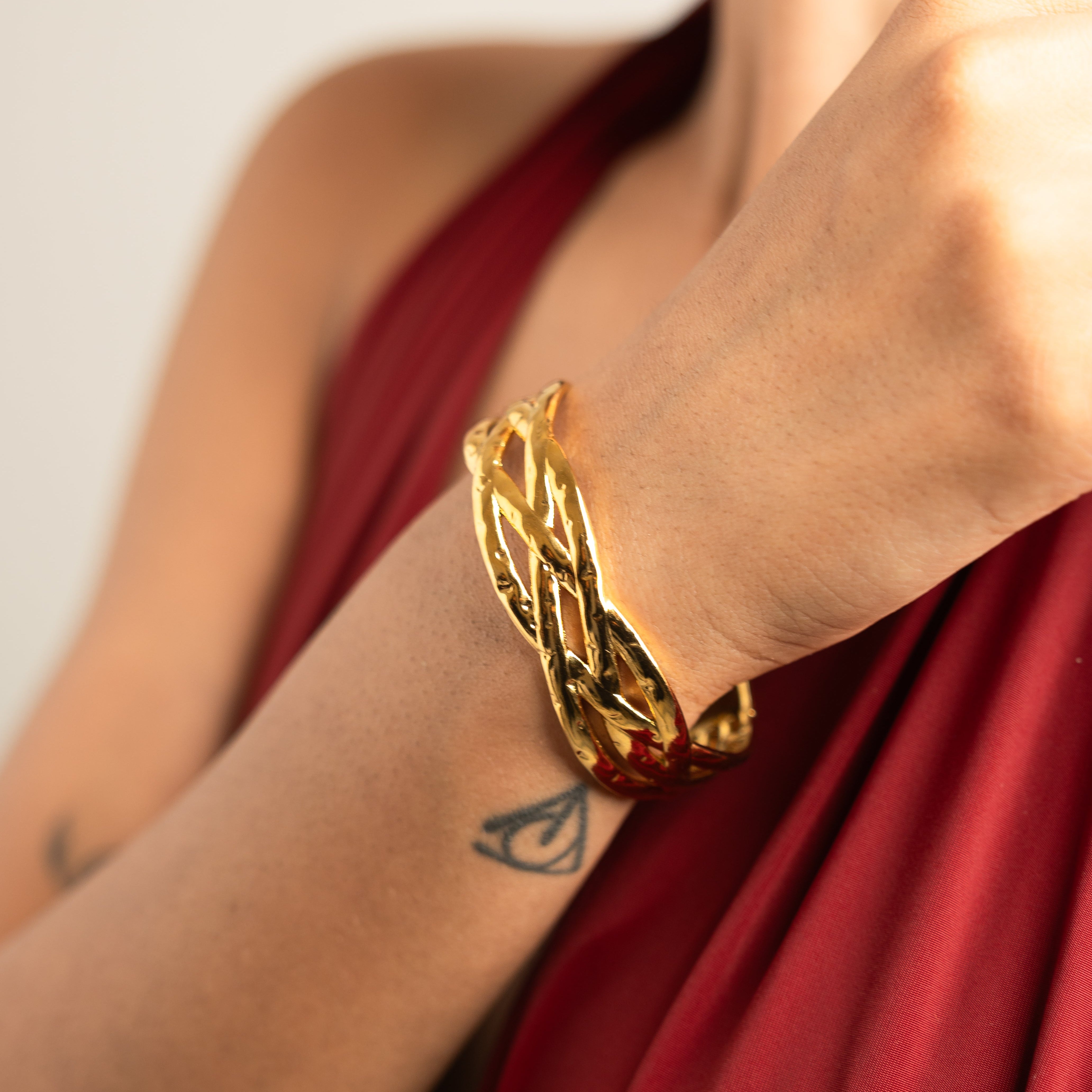 Braided Cuff Bangle