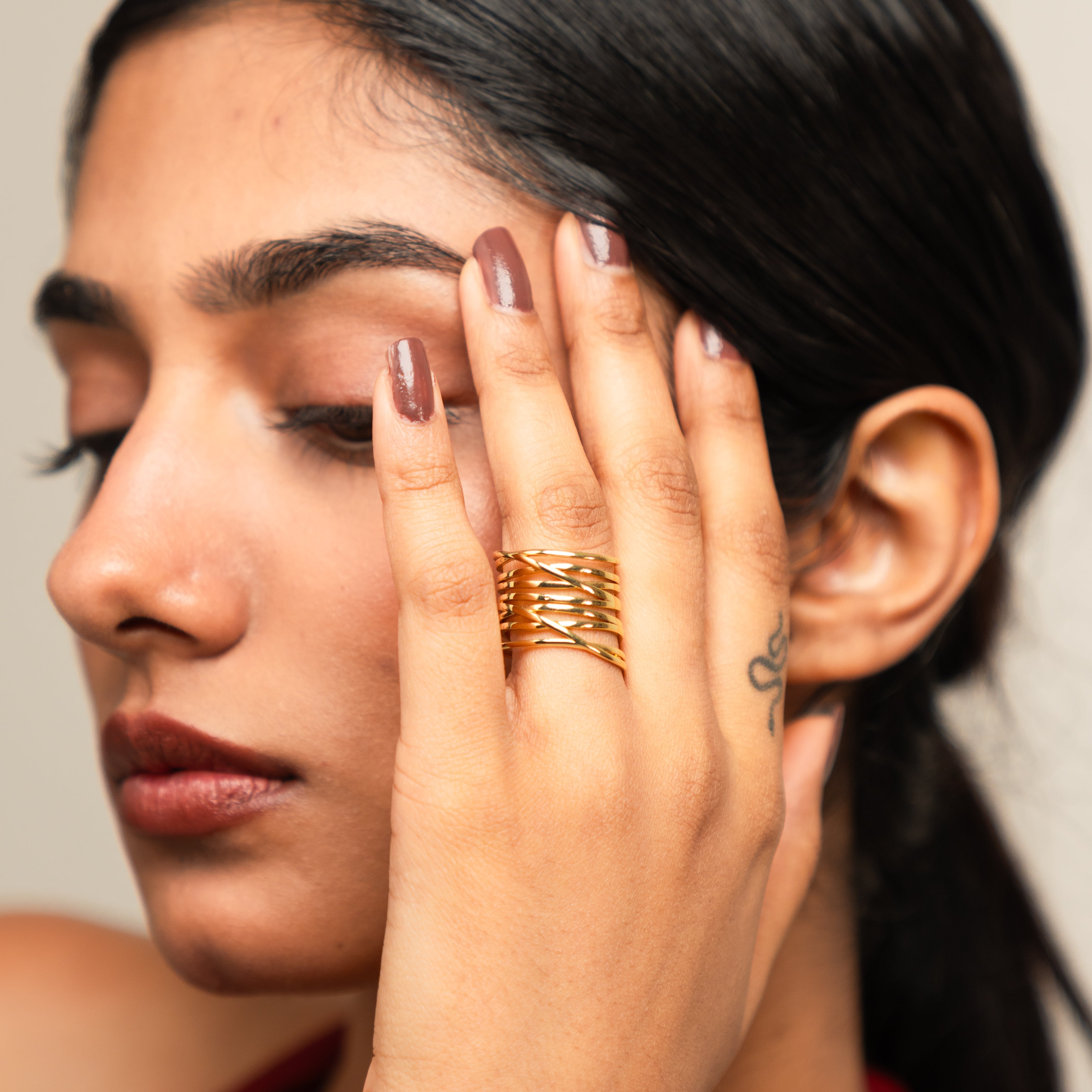 Wire Statement Ring