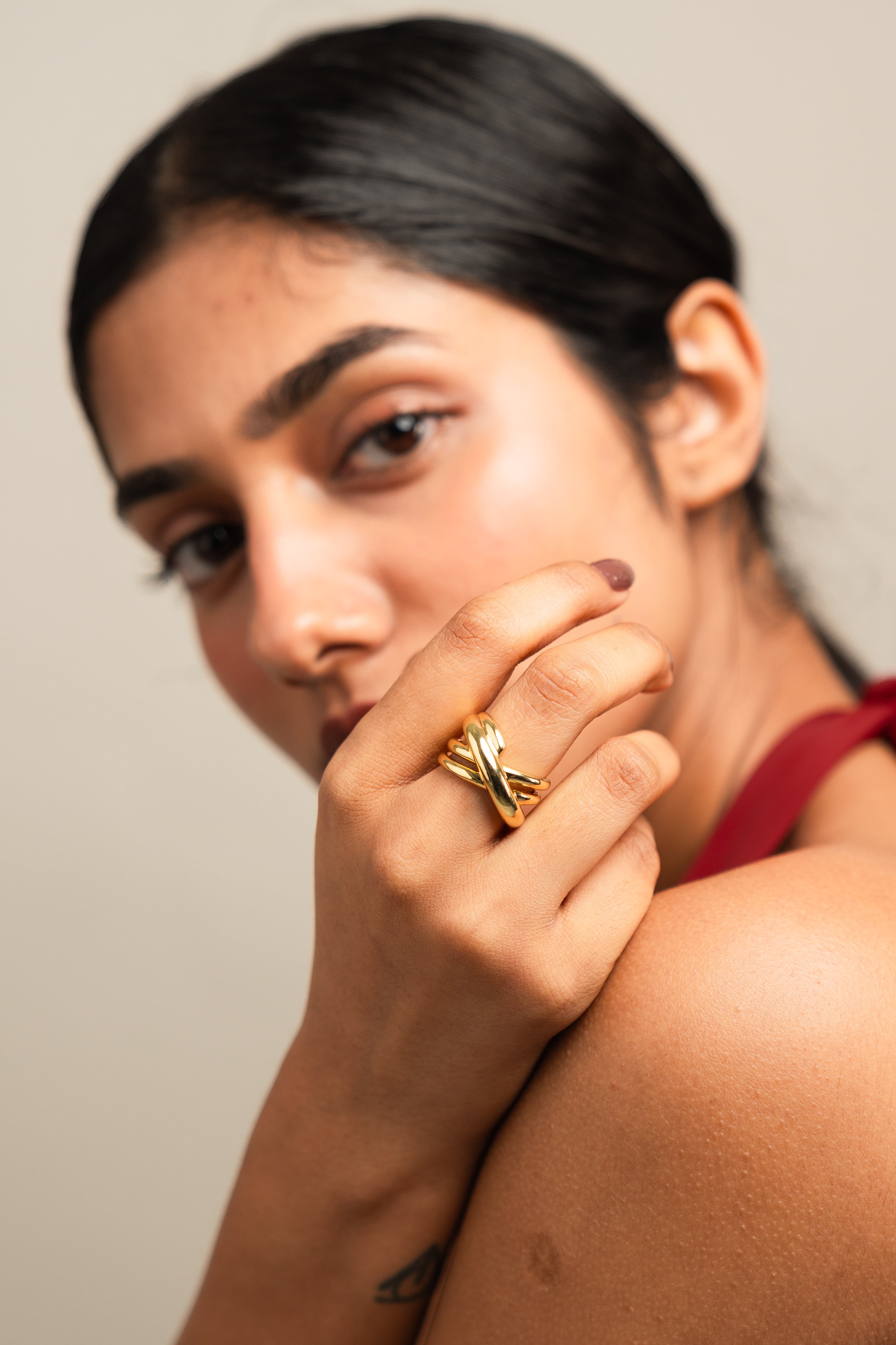 Sphere Chunky Ring