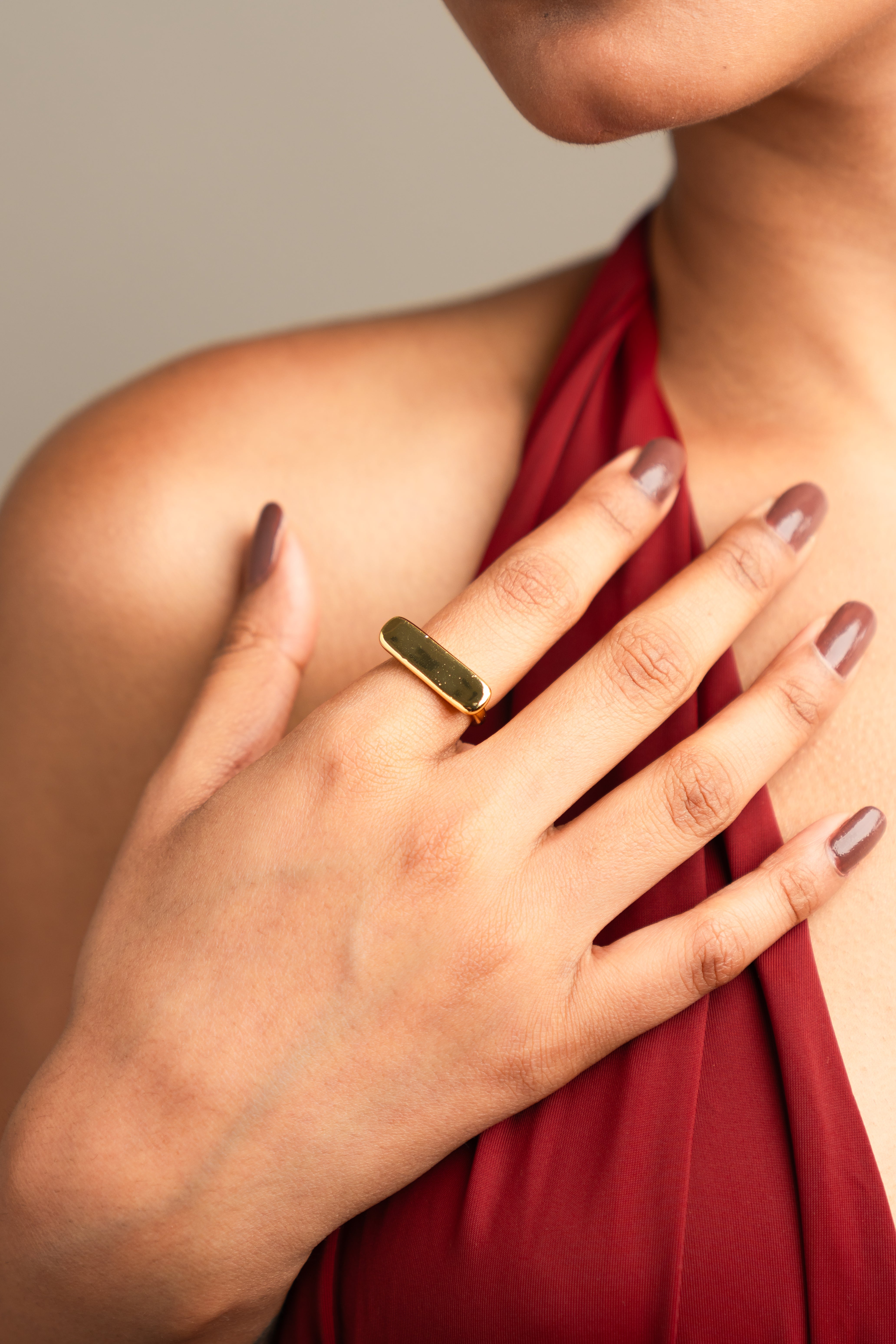 Signet Stacking Ring