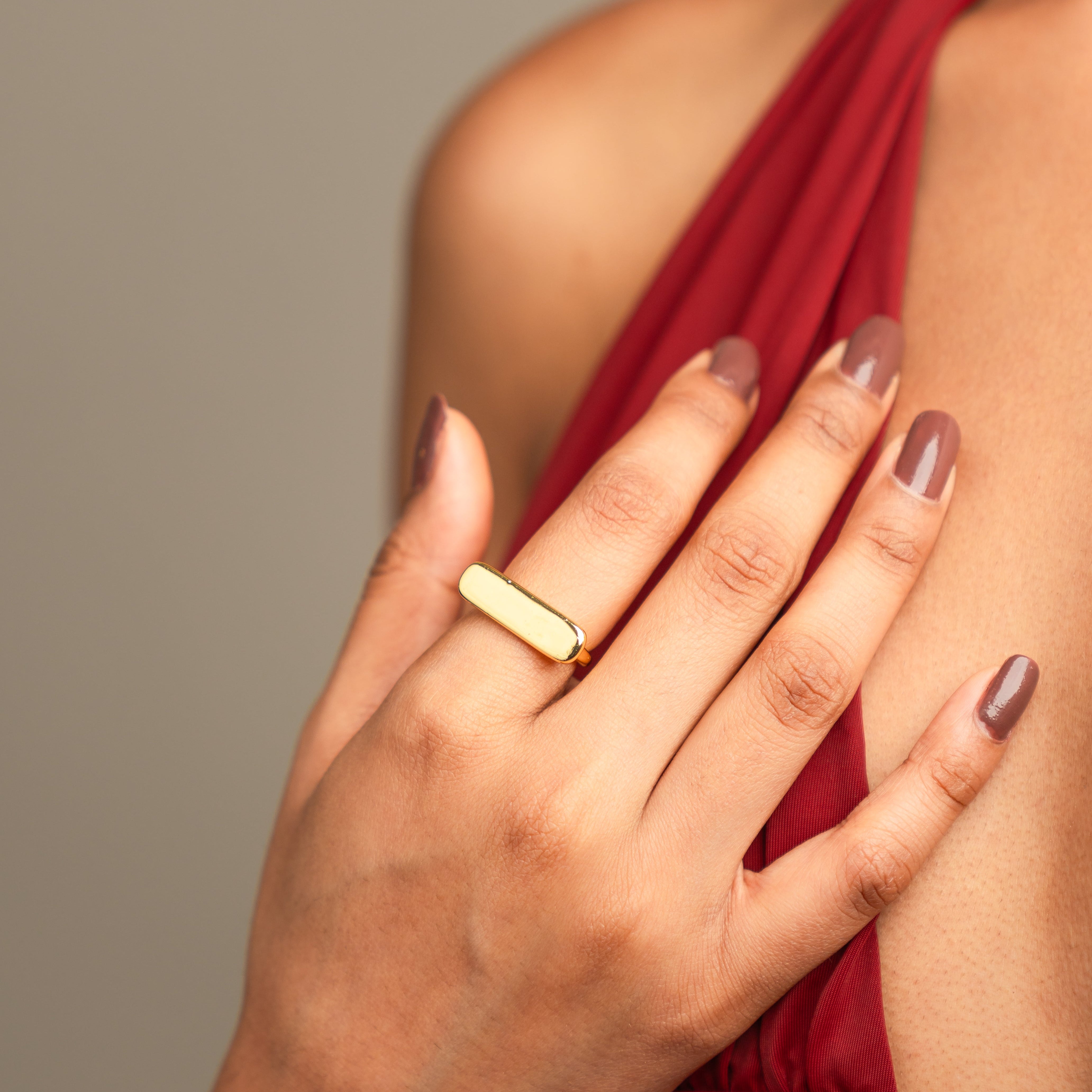 Signet Stacking Ring