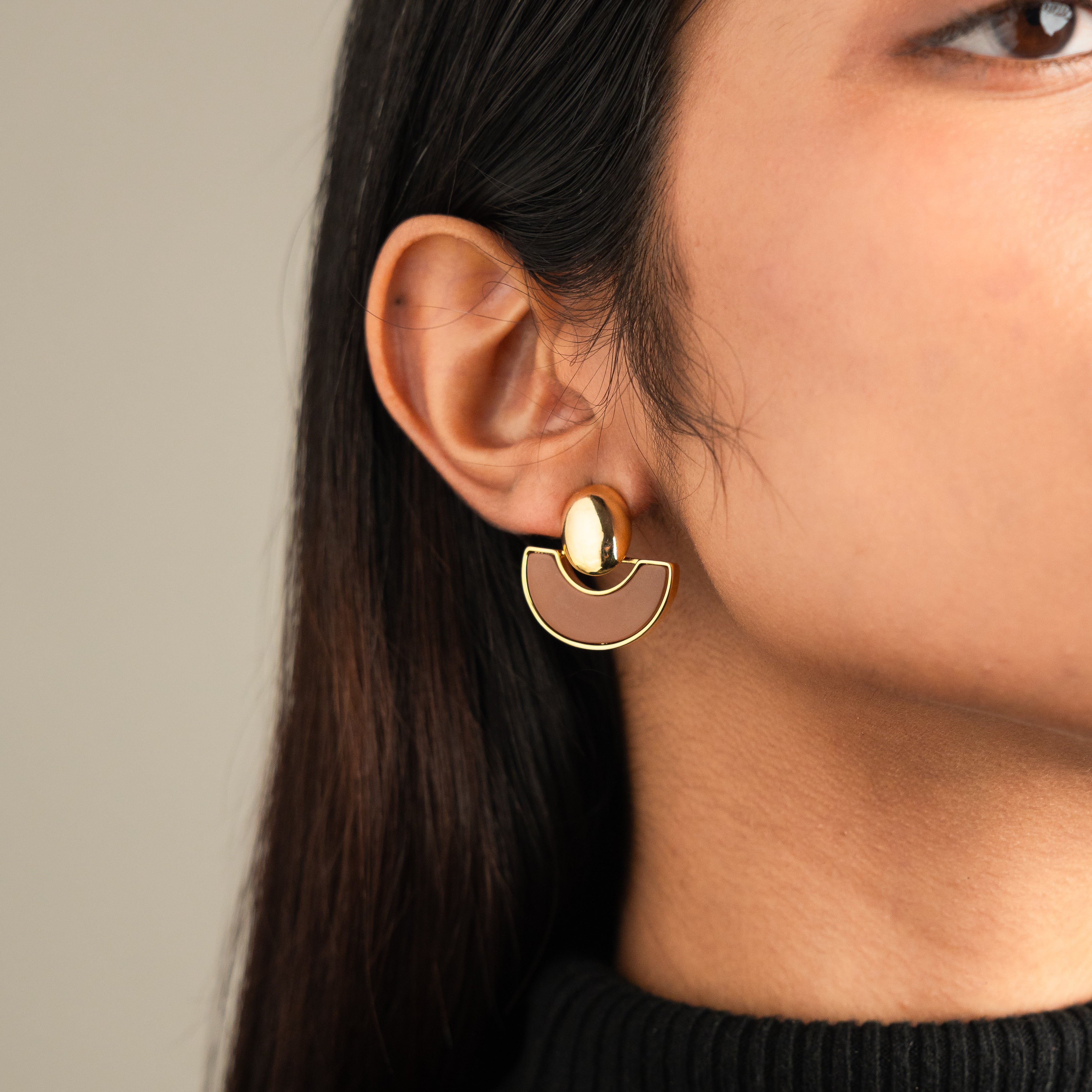 Amber Glide Earrings