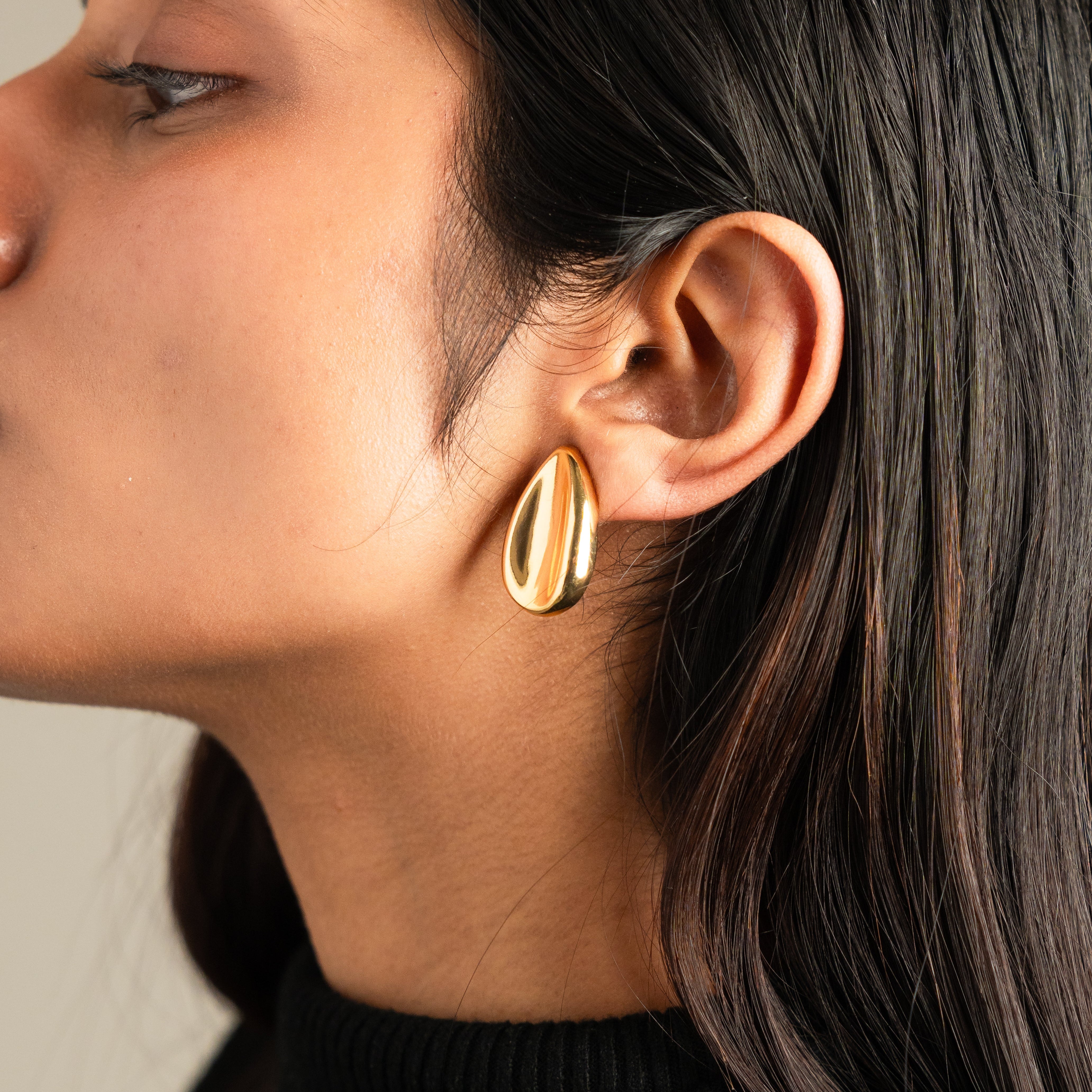Sleek Pear Earrings