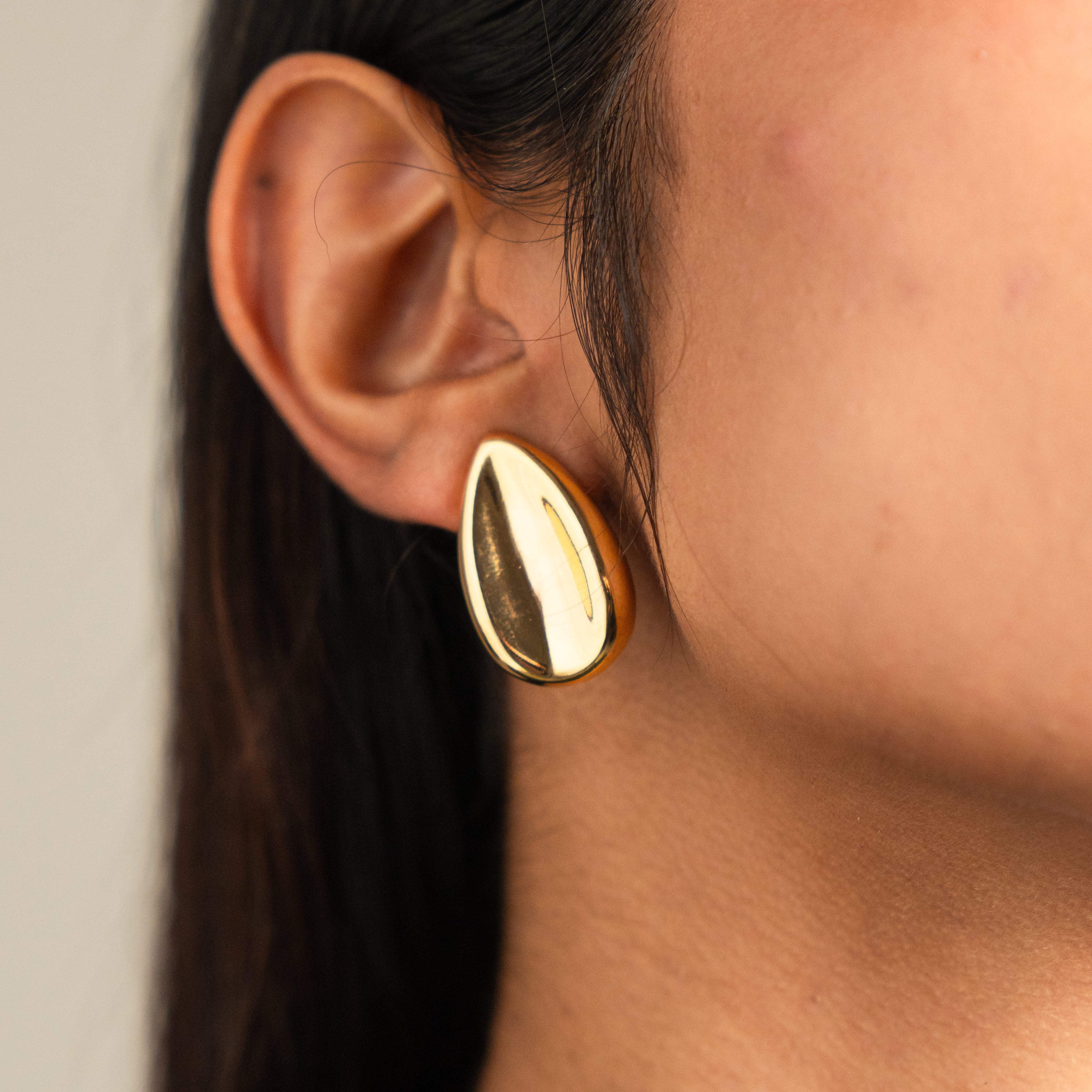 Sleek Pear Earrings