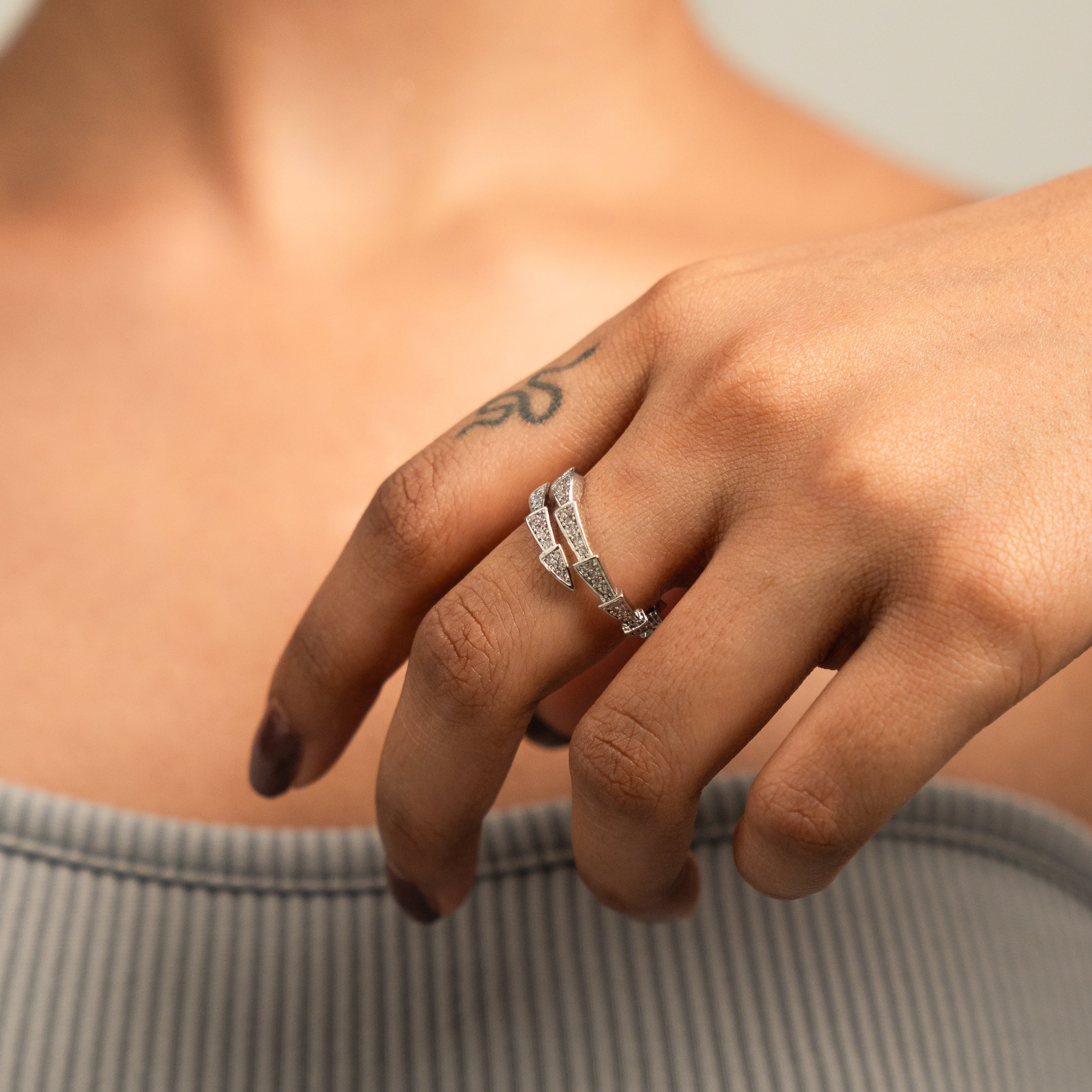 The Azareth Silver Ring
