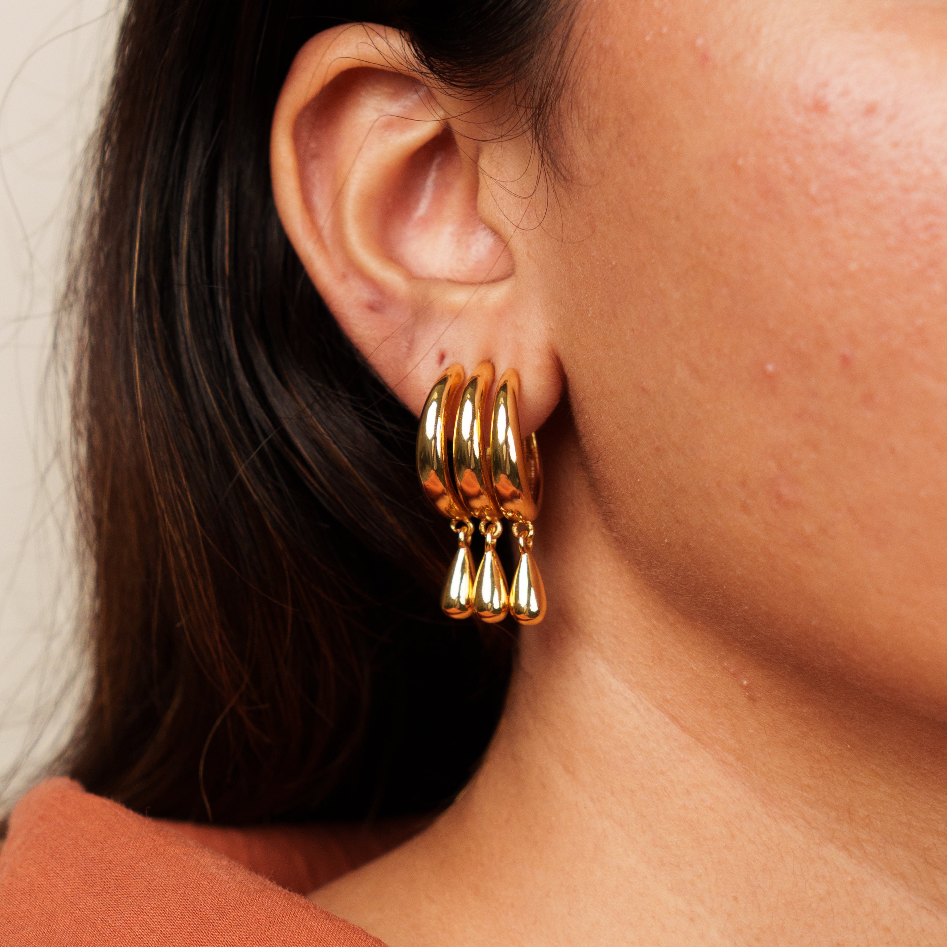 Orbit Cuff Drop Earrings