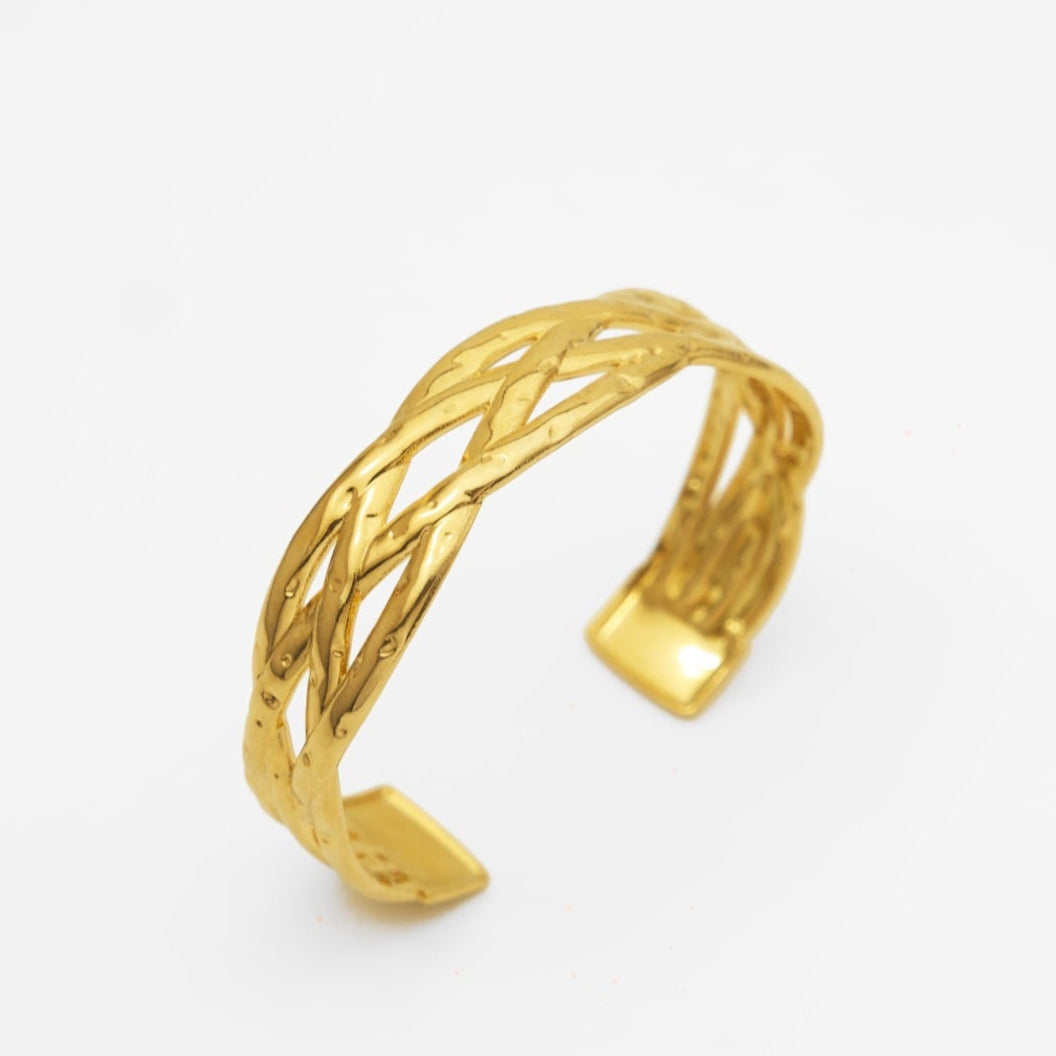 Braided Cuff Bangle