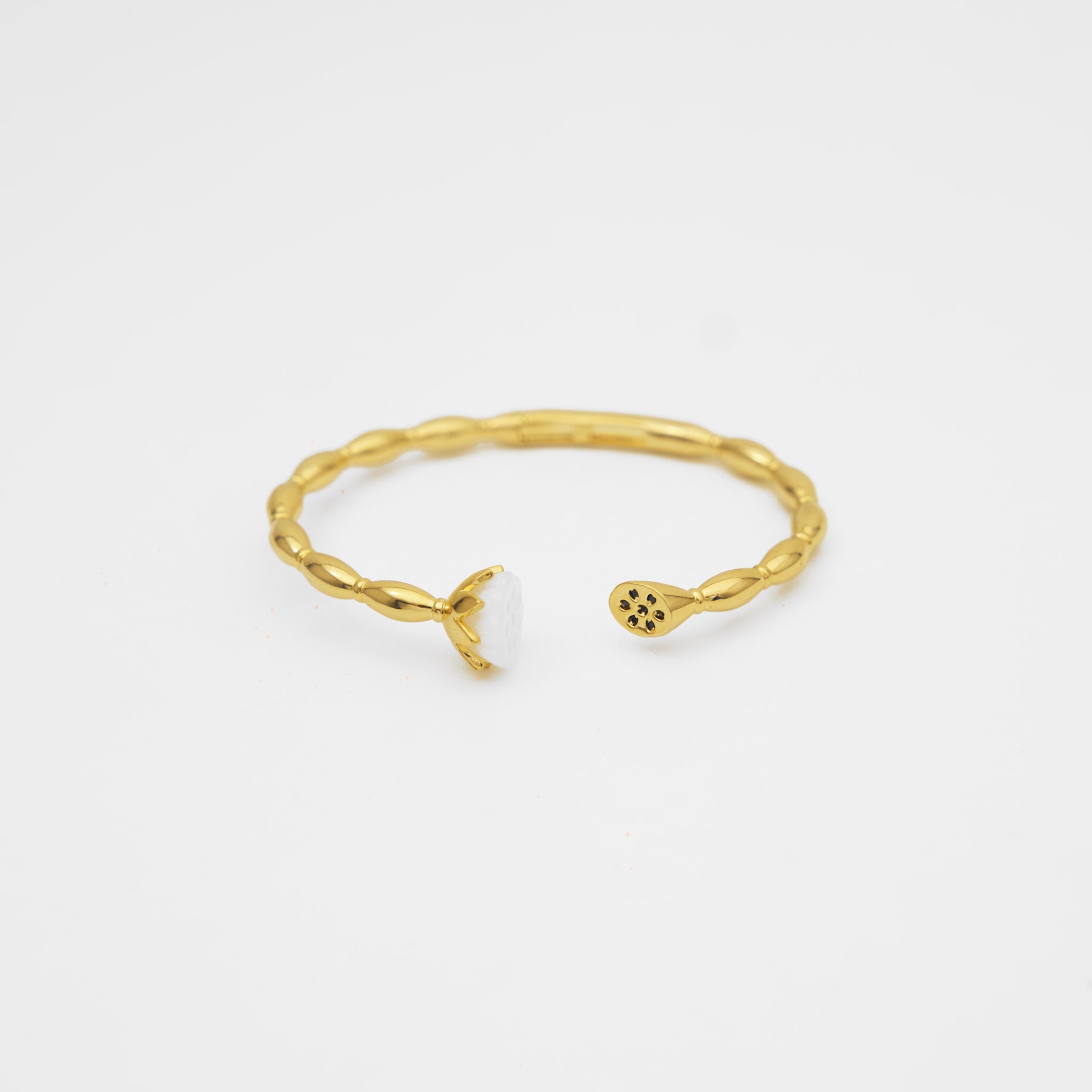 Opaline Floral Bangle