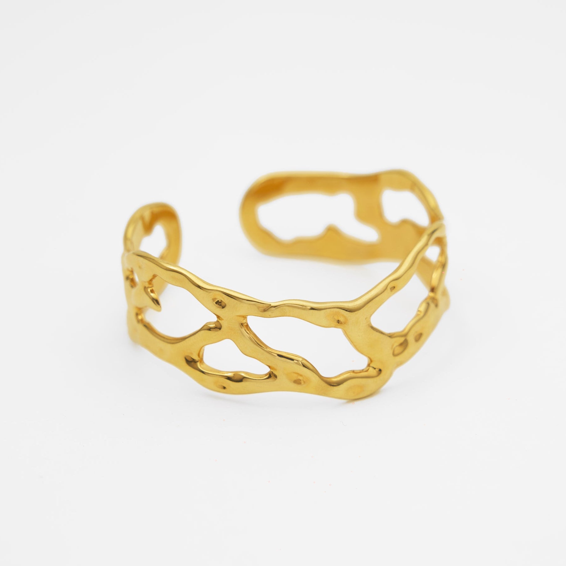 Sinuous Curve Layered Bangle
