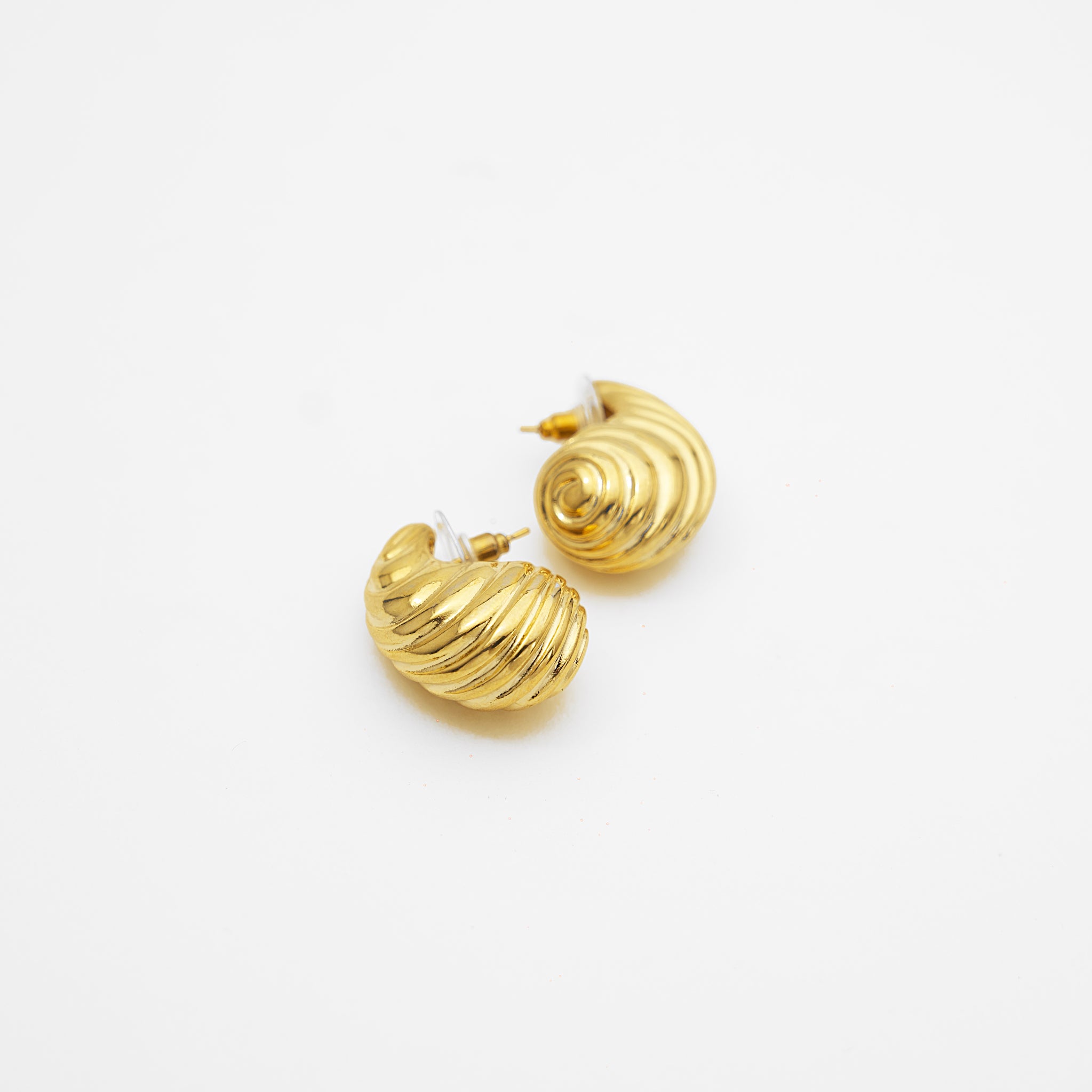 Spiral Teardrop Earrings