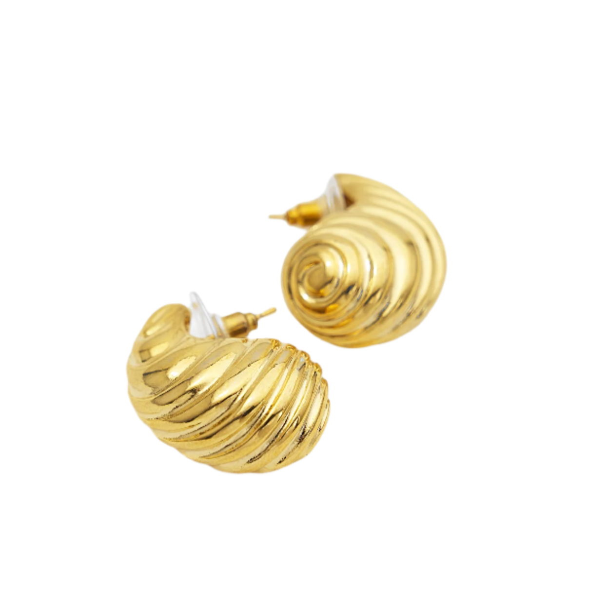 Spiral Teardrop Earrings