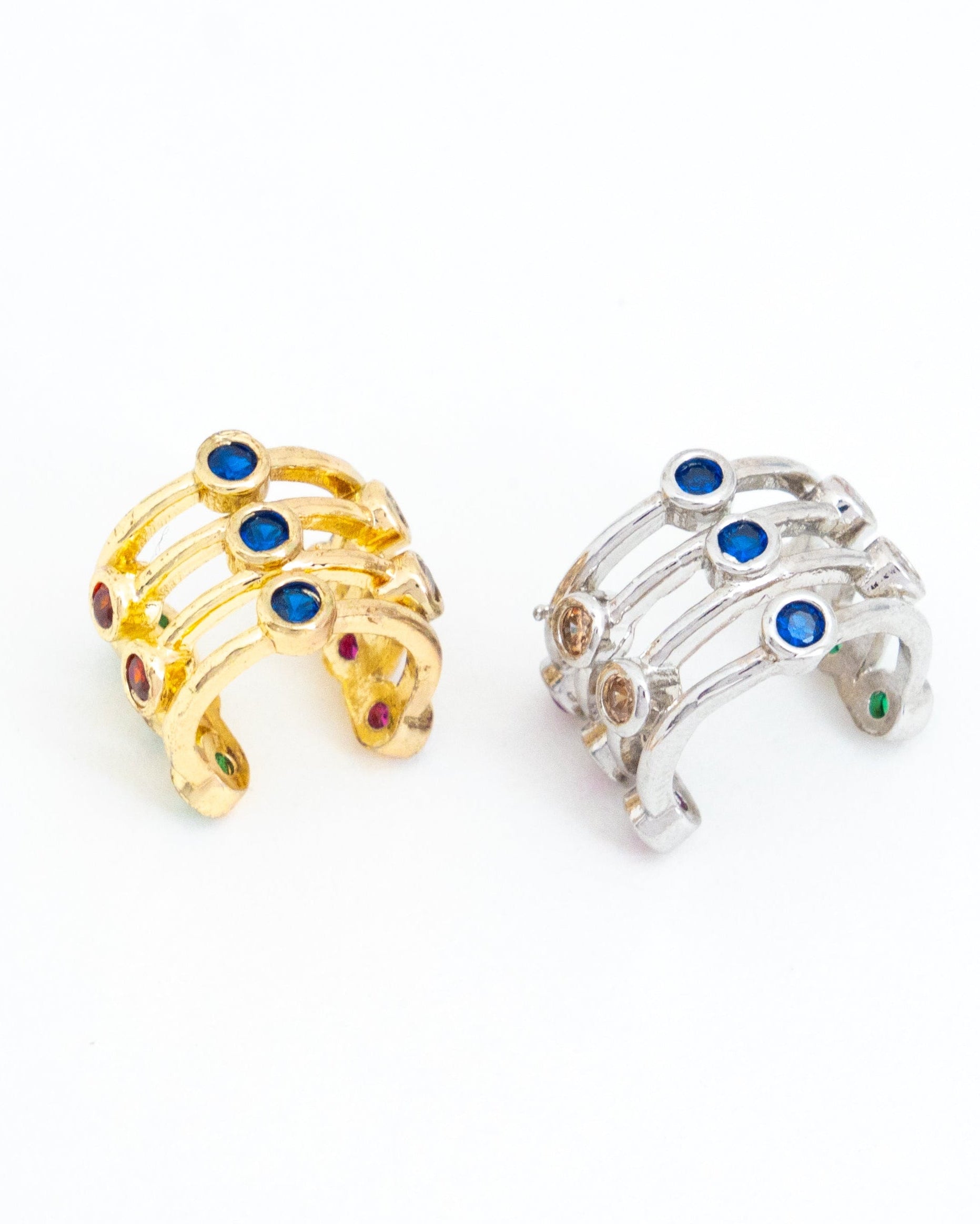 Multistone Ear Cuff