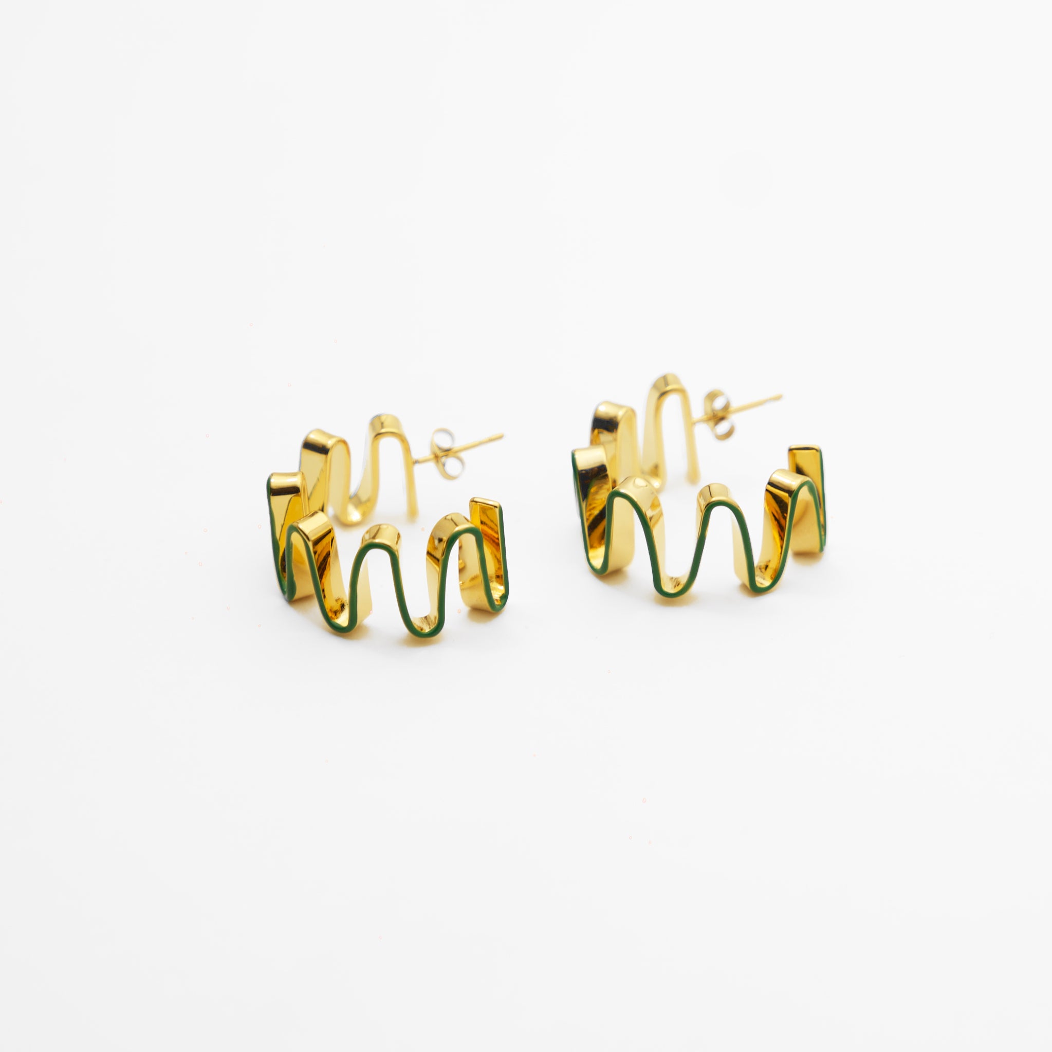 The Ripple Hoop Earrings