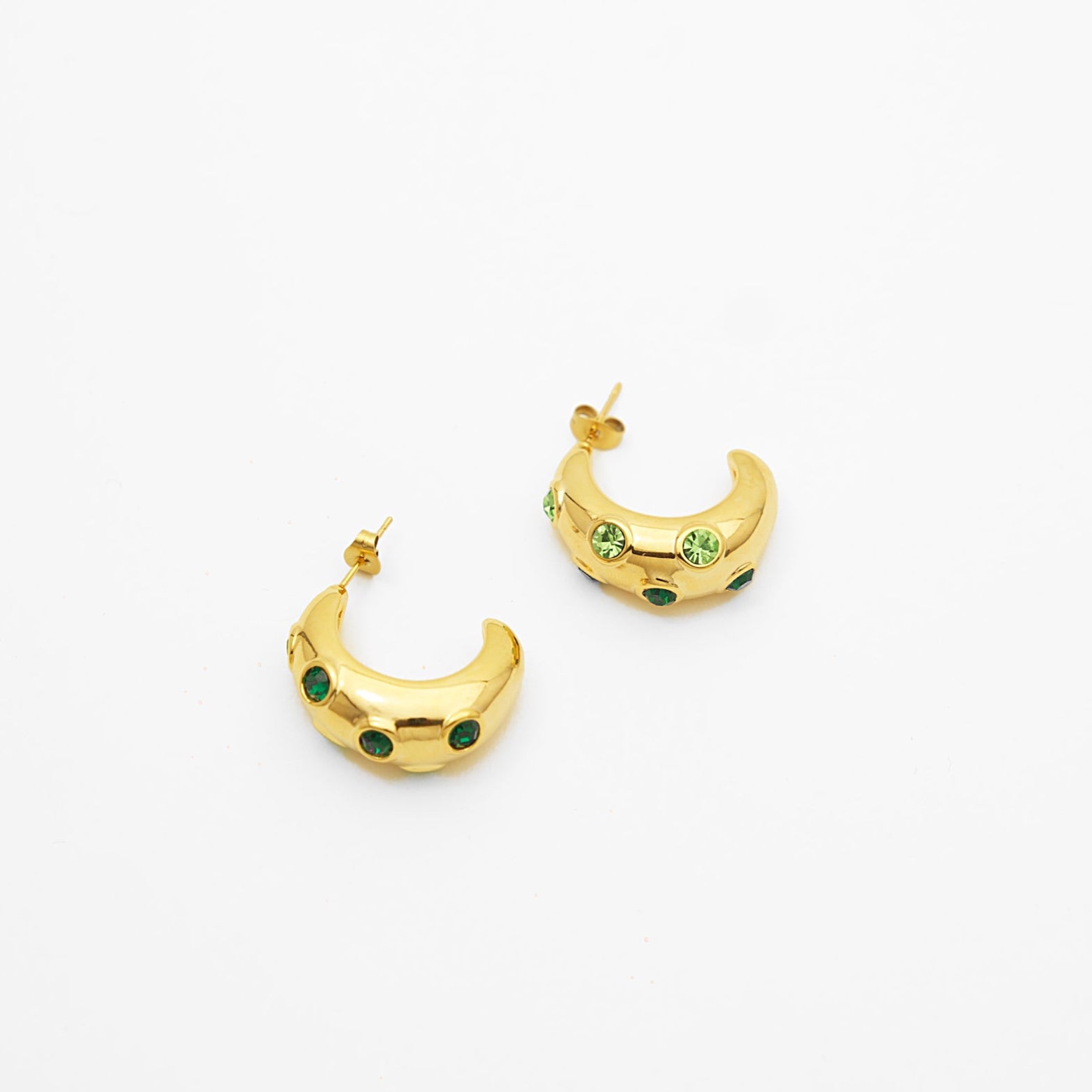 The Verdant Hoop Earrings