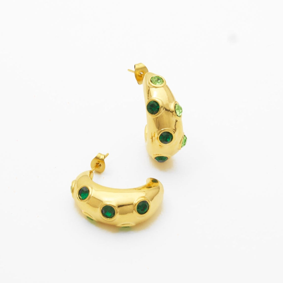 The Verdant Hoop Earrings