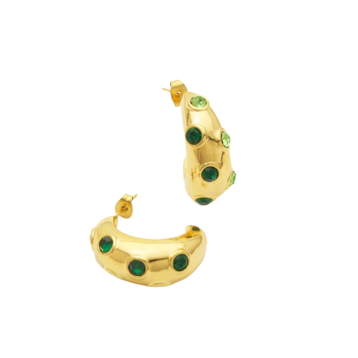 The Verdant Hoop Earrings