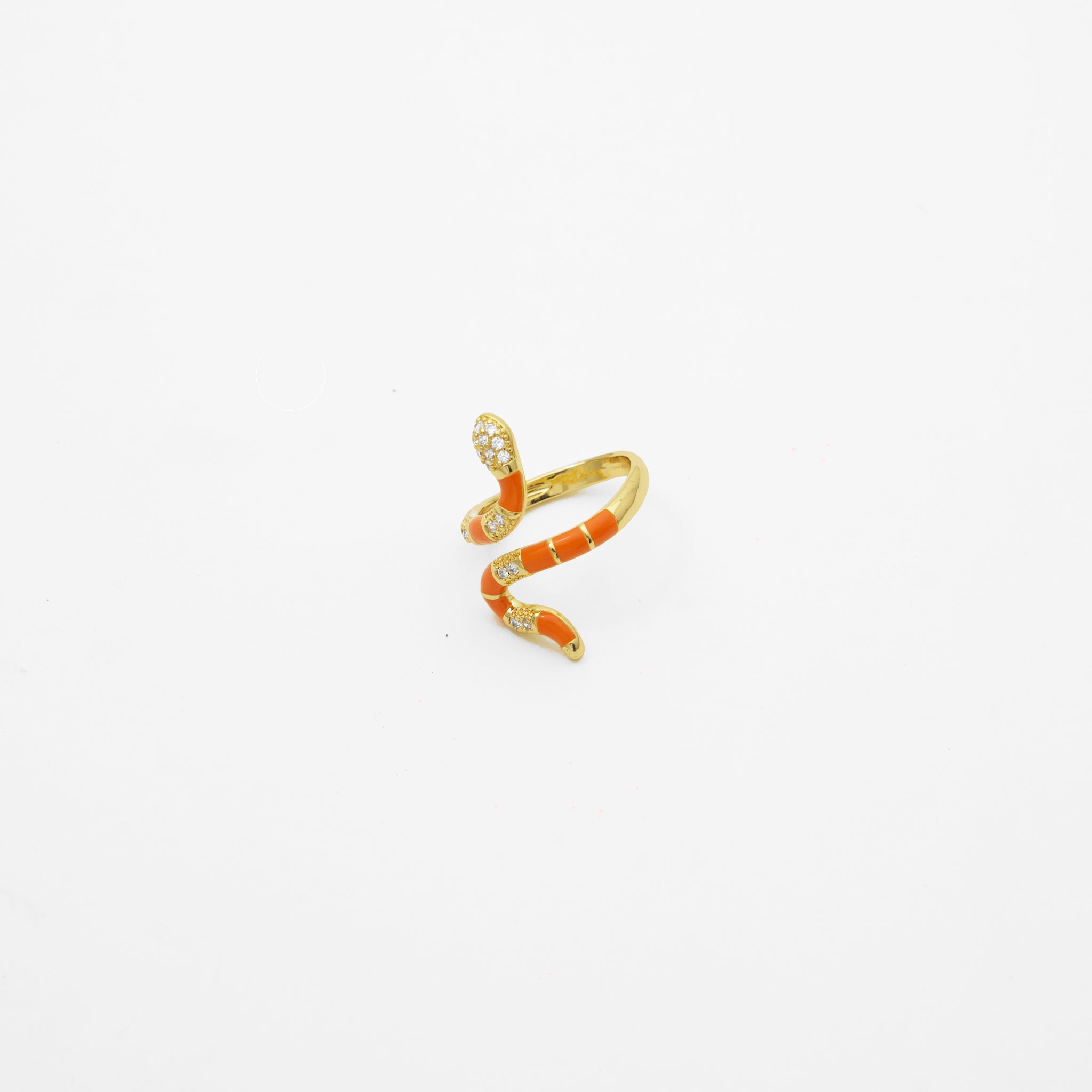 The Sunfire Snake Ring