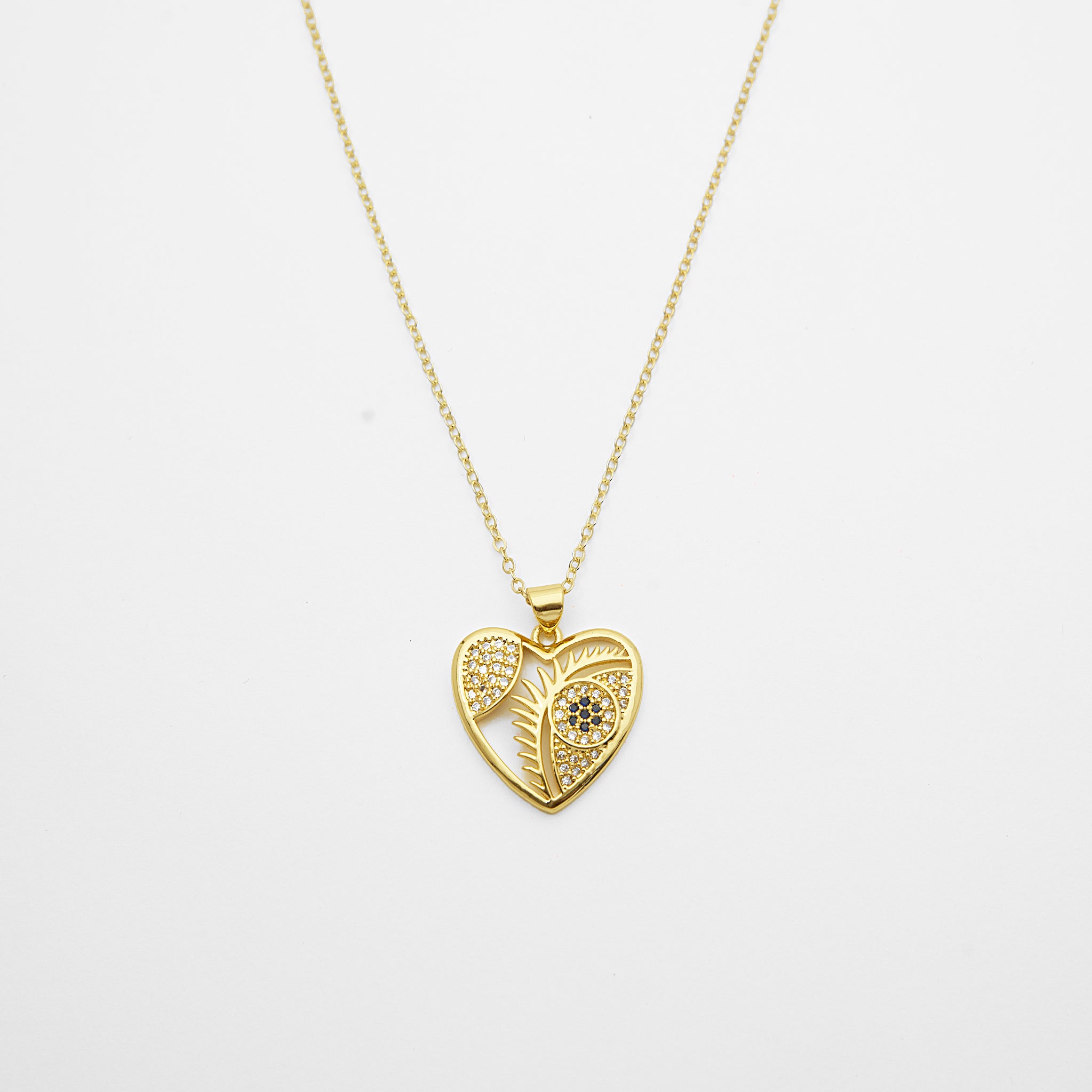 Guardian Heart Eye Necklace