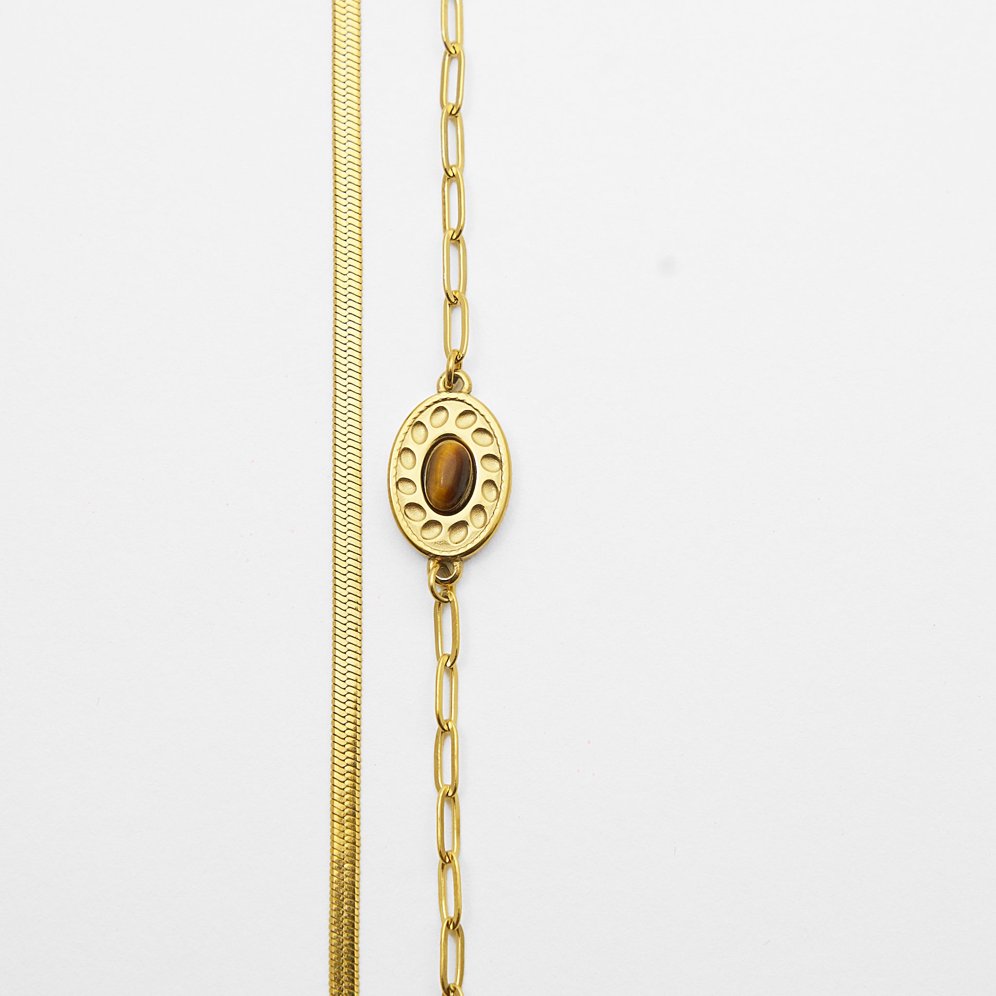 Eye Of The Tiger Layered Bracelet