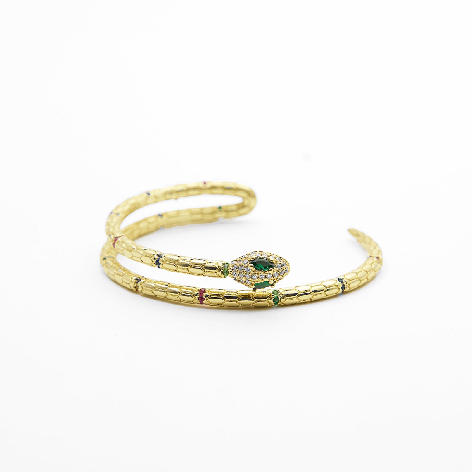 Twined Snake Dual Bangle