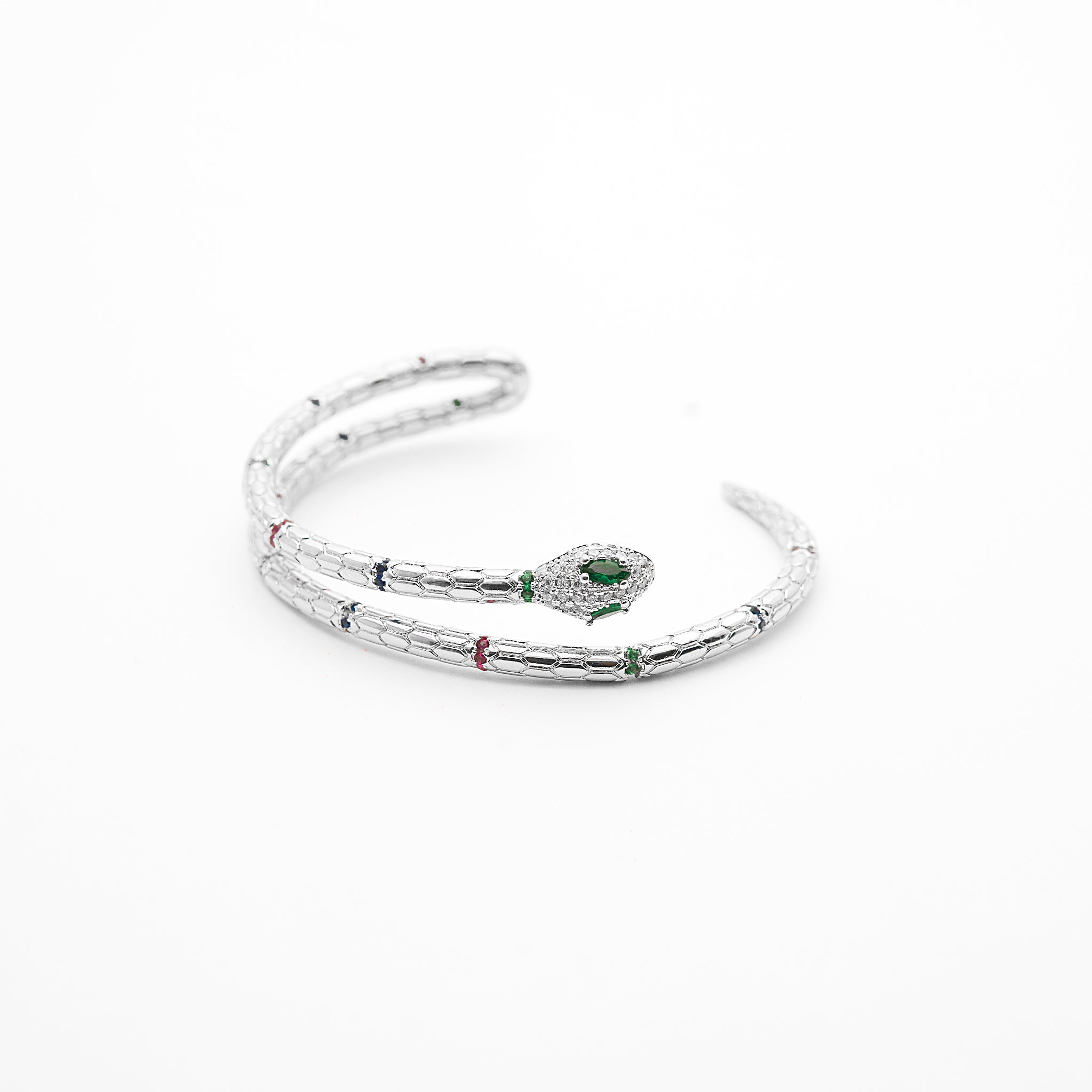 Twined Snake Dual Bangle