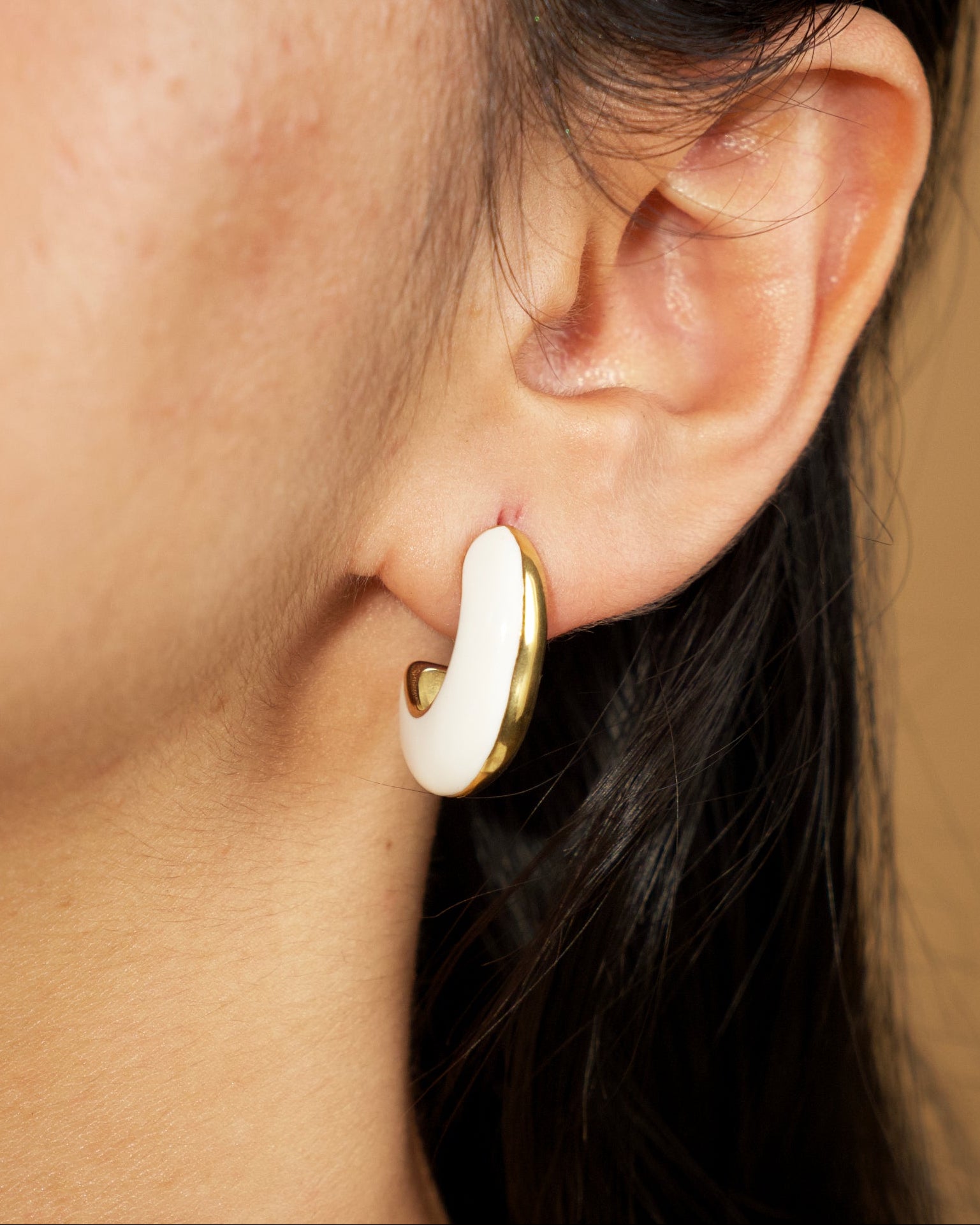 Dual Cloud Hoop Earrings