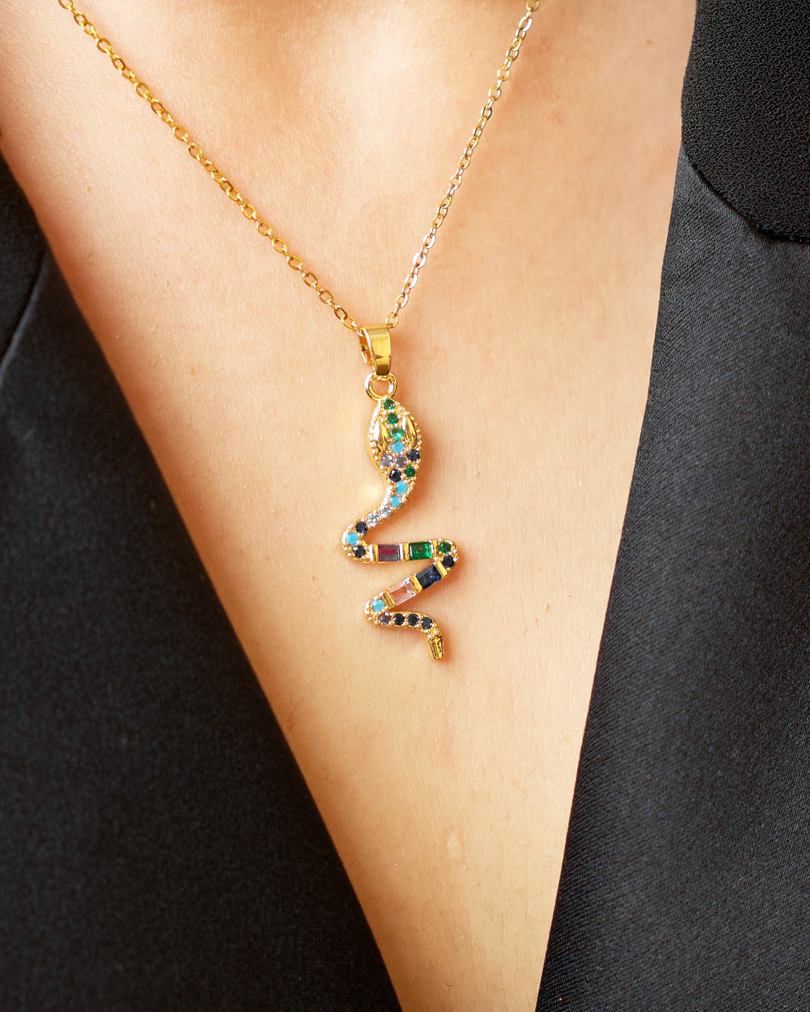 The Rainbow Serpent Necklace