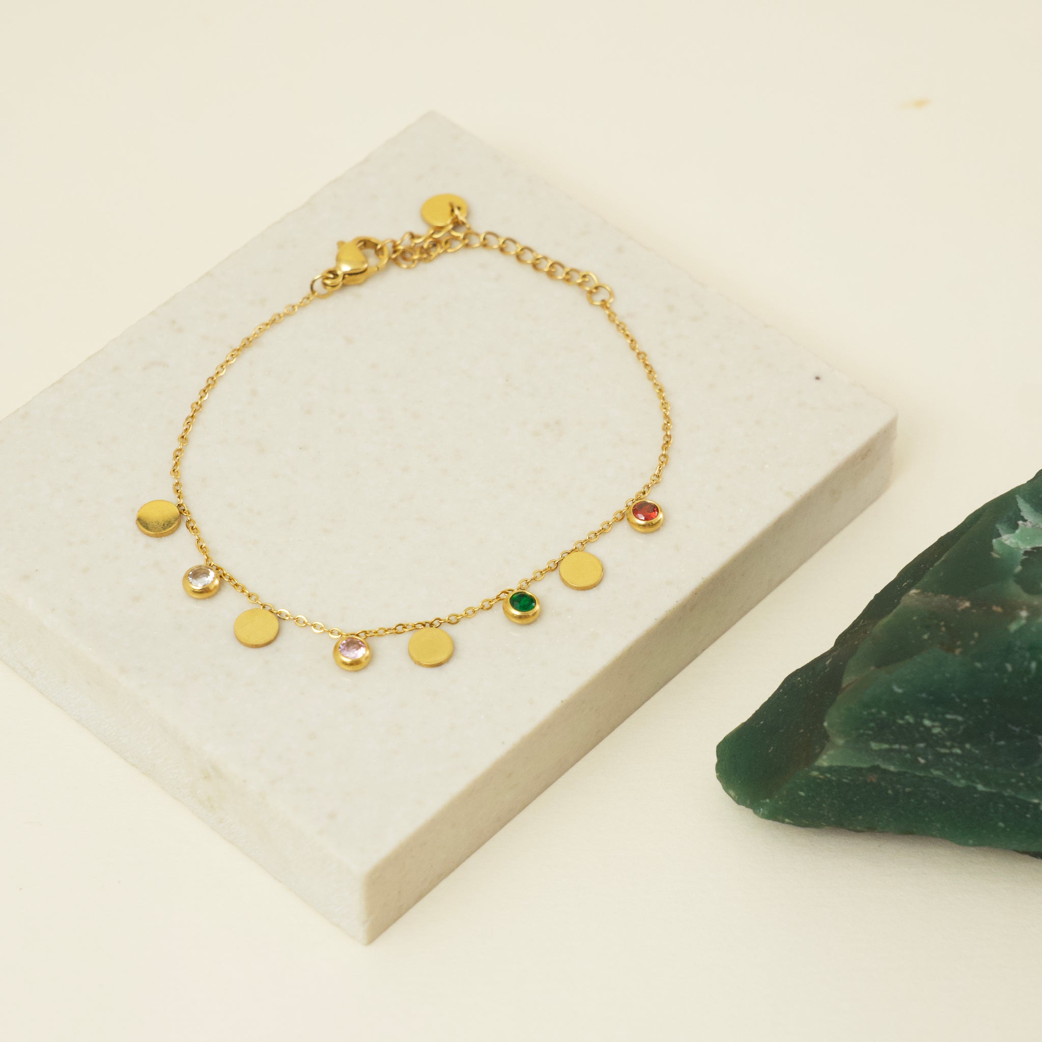 Multicolored Stone Bracelet