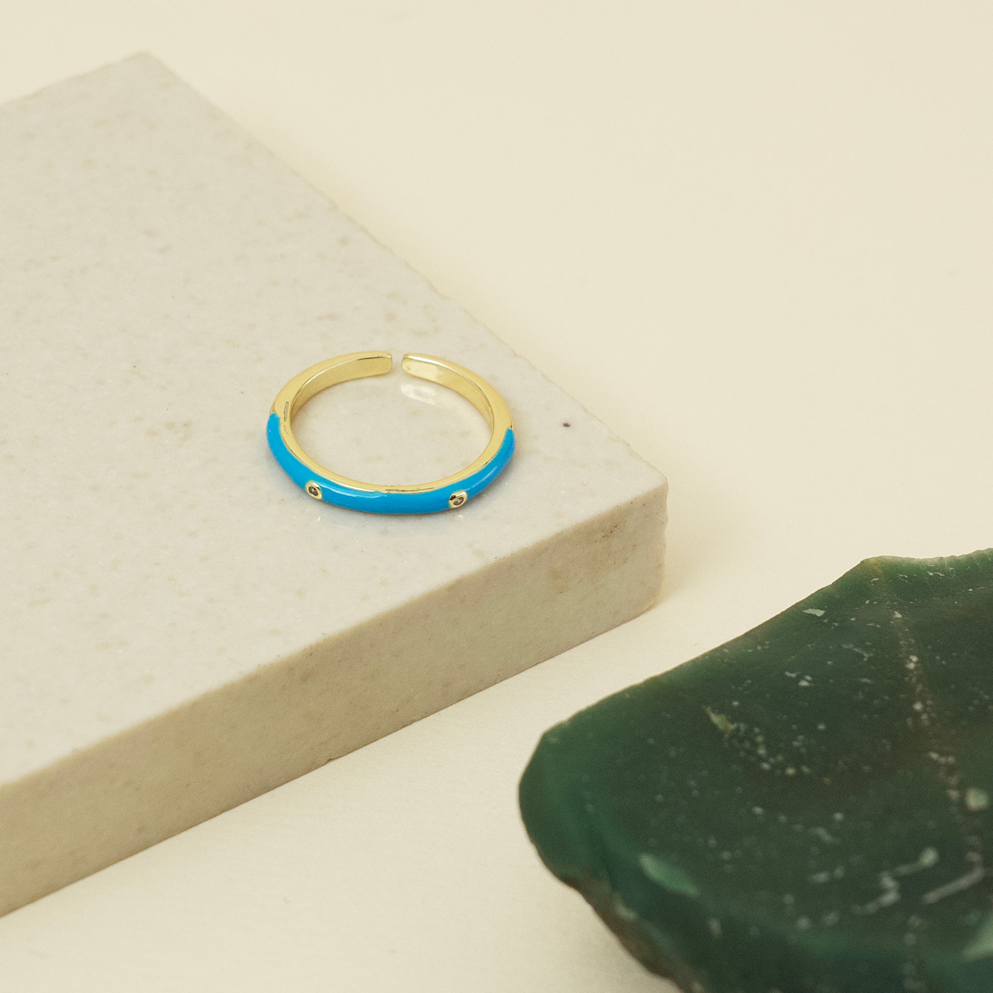 Blue Pastel Band Ring