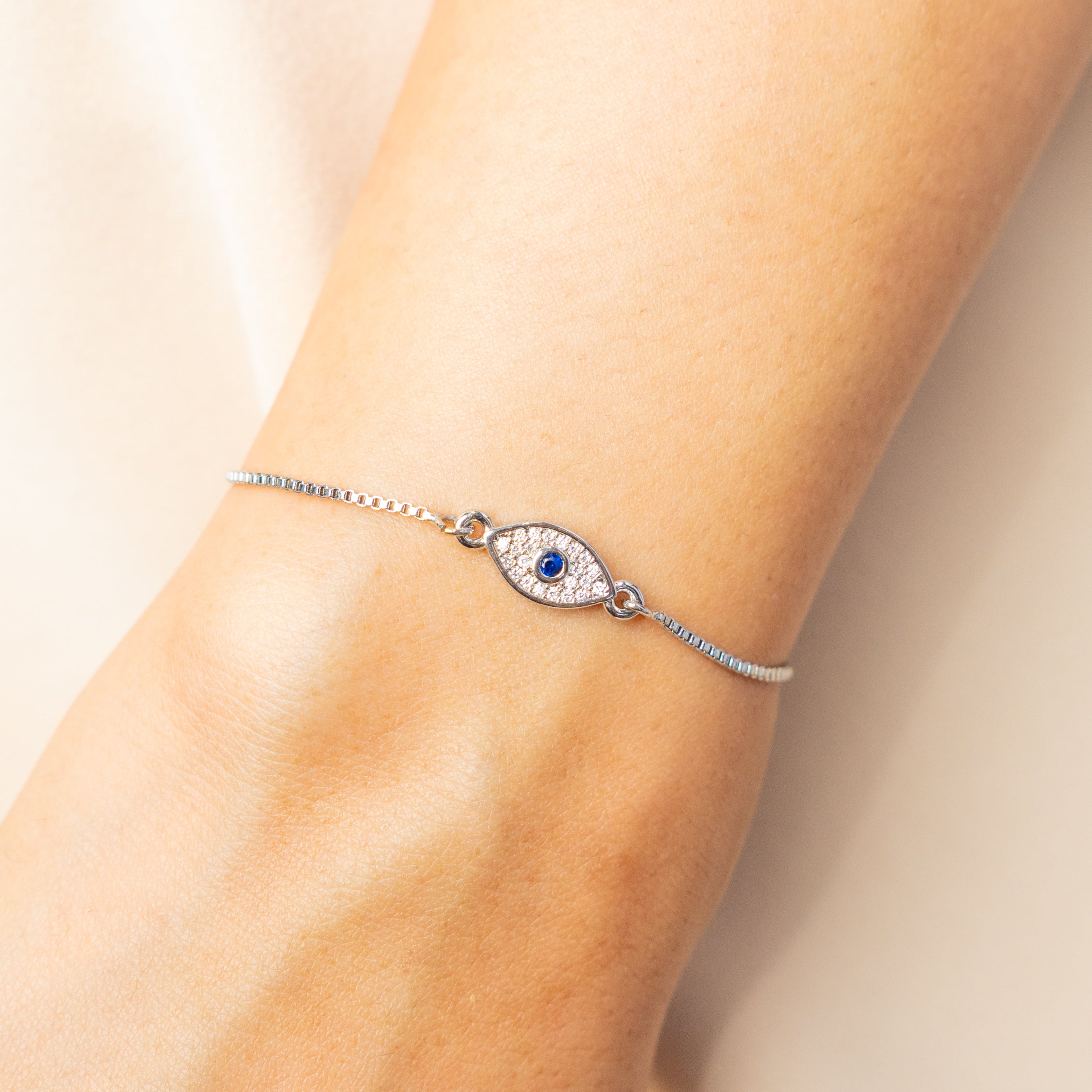 Delicate Evil Eye Bracelet