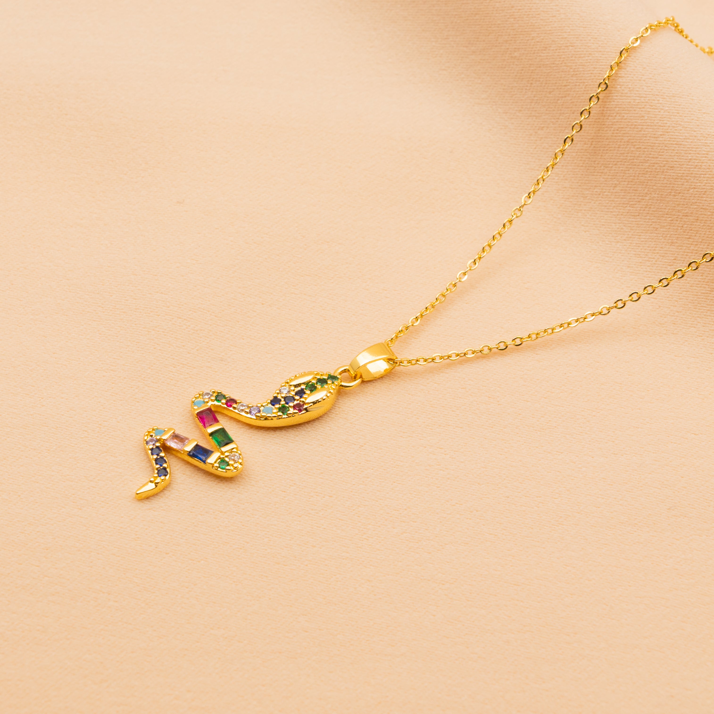 The Rainbow Serpent Necklace