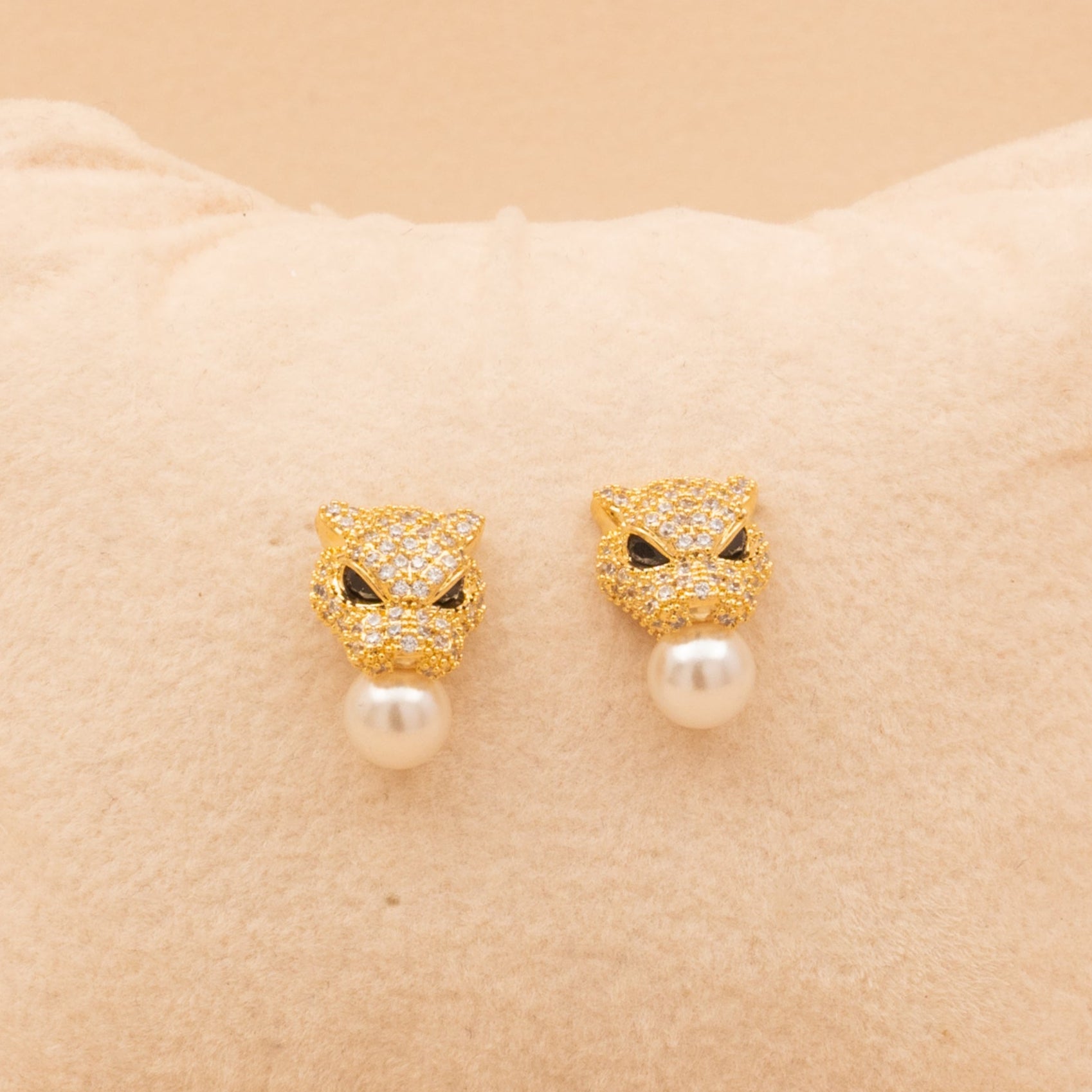 Cheetah Glamour Studs