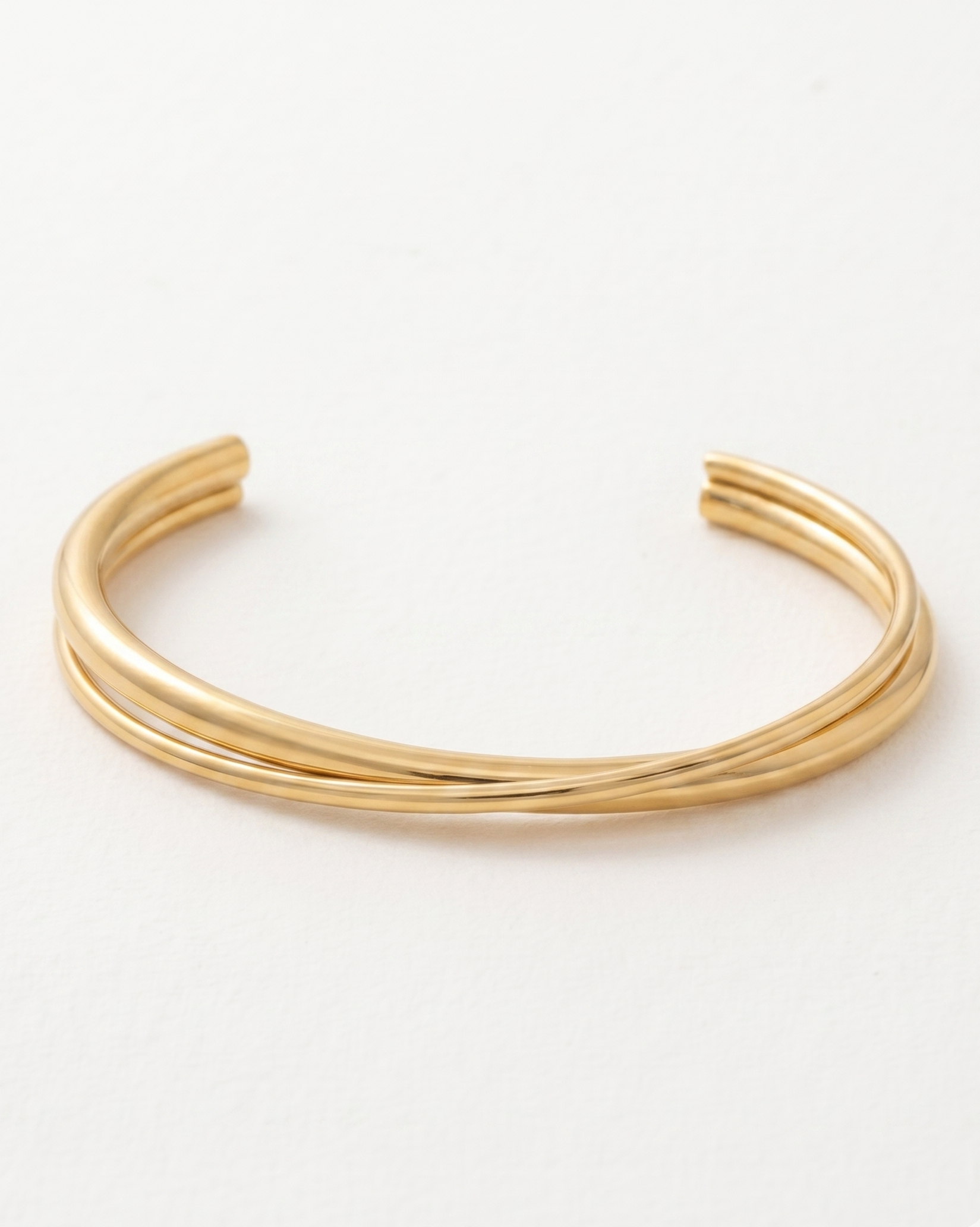 Dual Toned Curve Bangle
