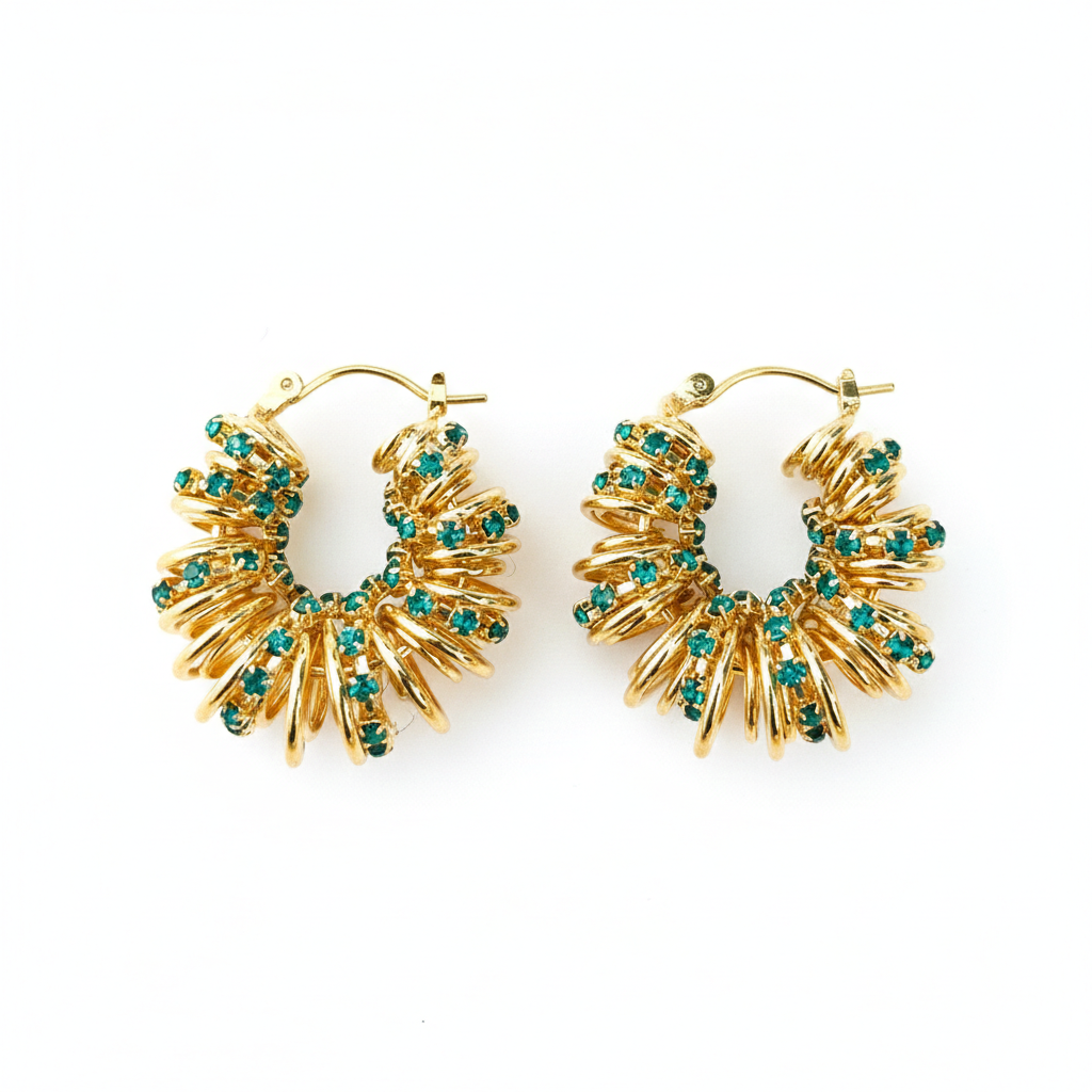 The Raya Twist Hoop Earrings