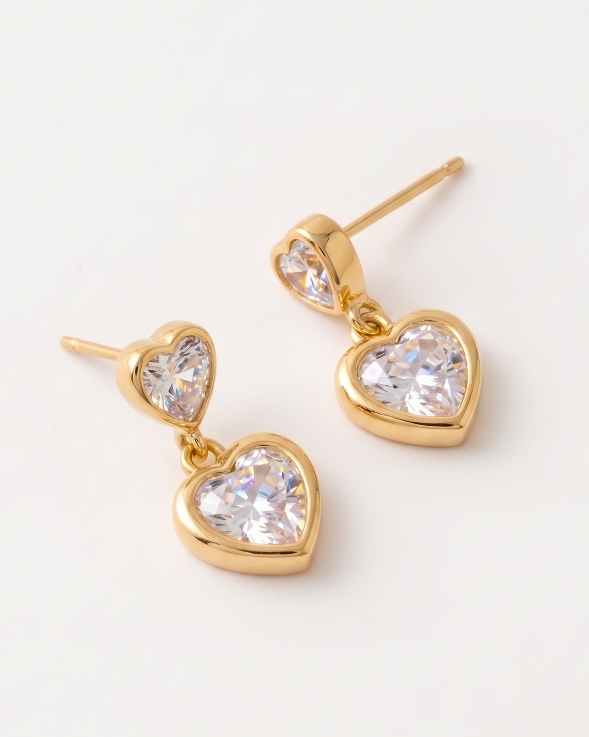 Amour Heart Studs