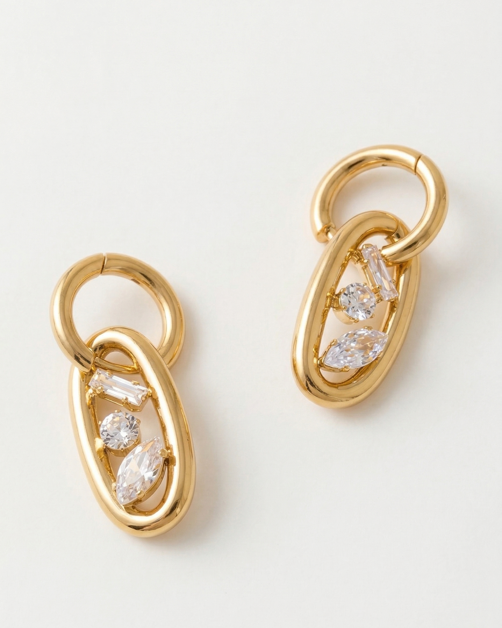 Celina Link Drop Earrings