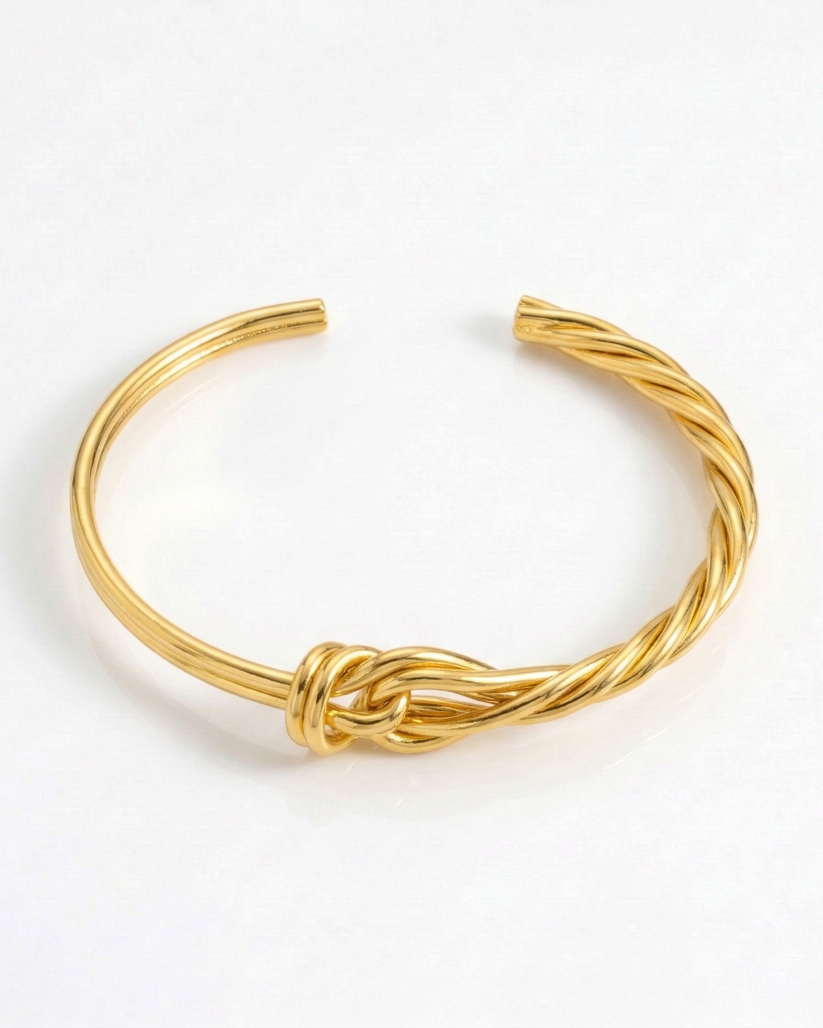 Twisted Knot Cuff Bangle
