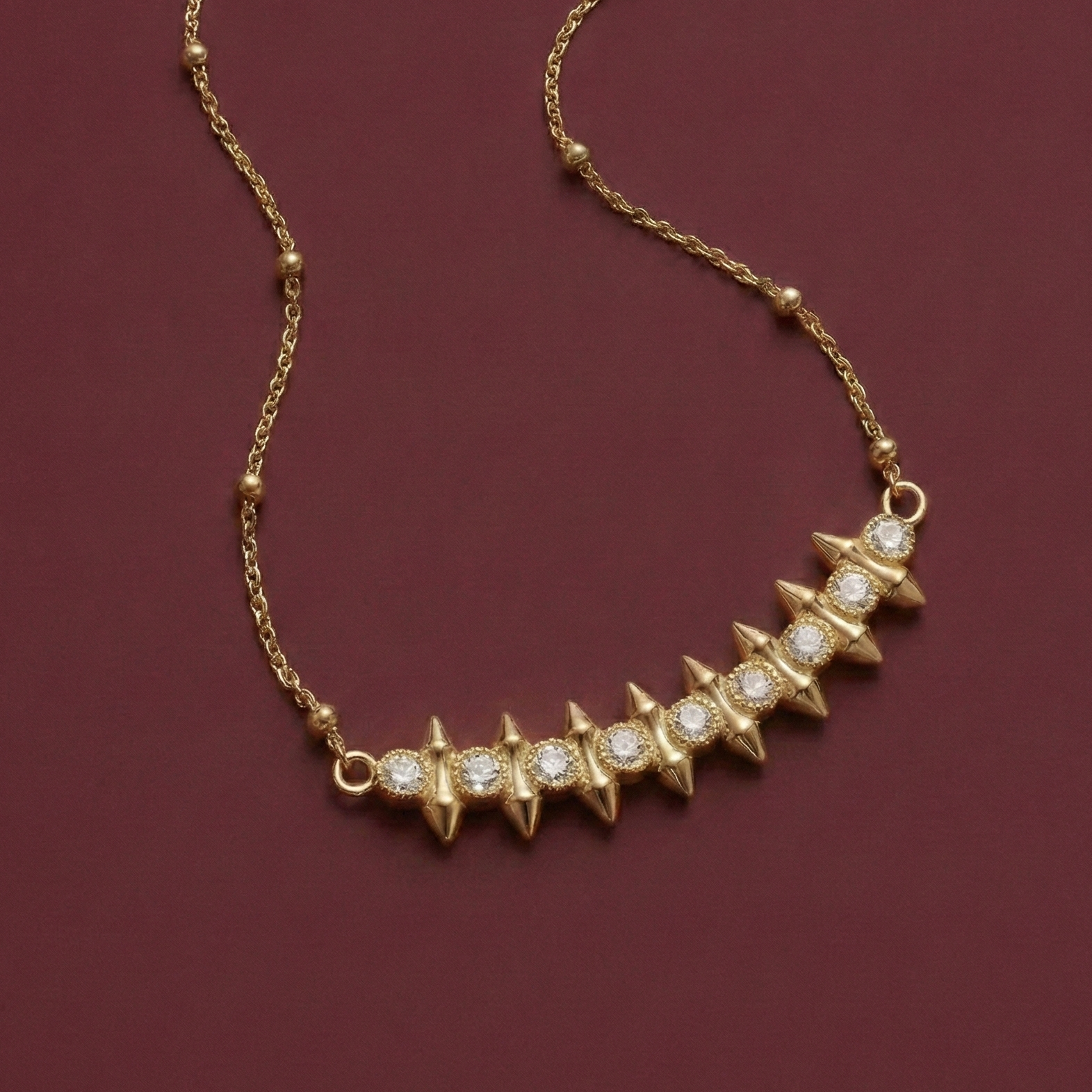 Starlit Bar Necklace