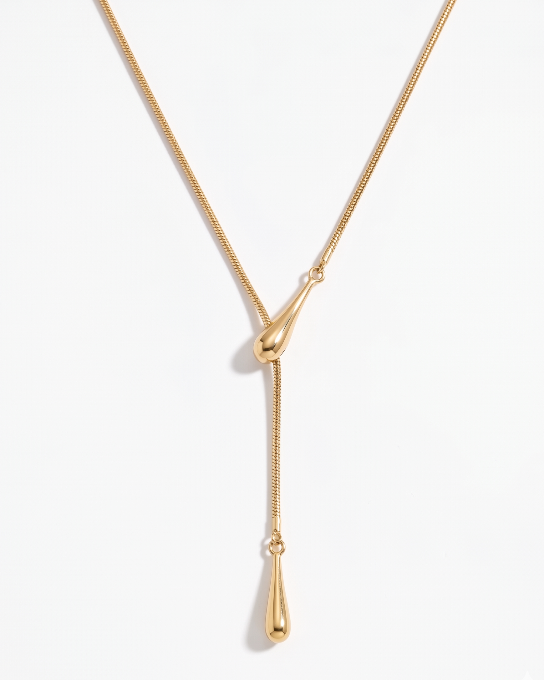 Luxe Lariat Drop Necklace
