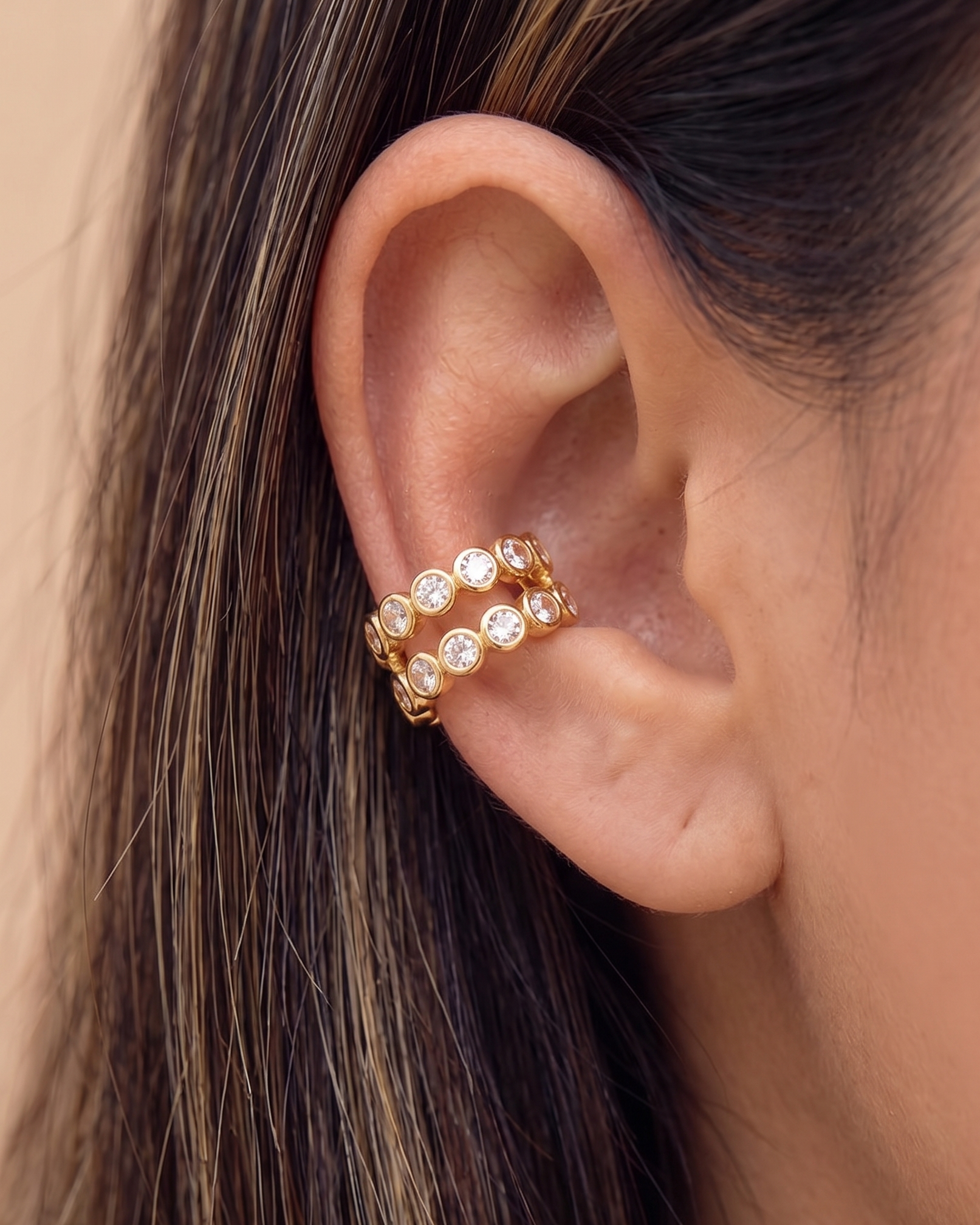 Nova Bezel Ear Cuff