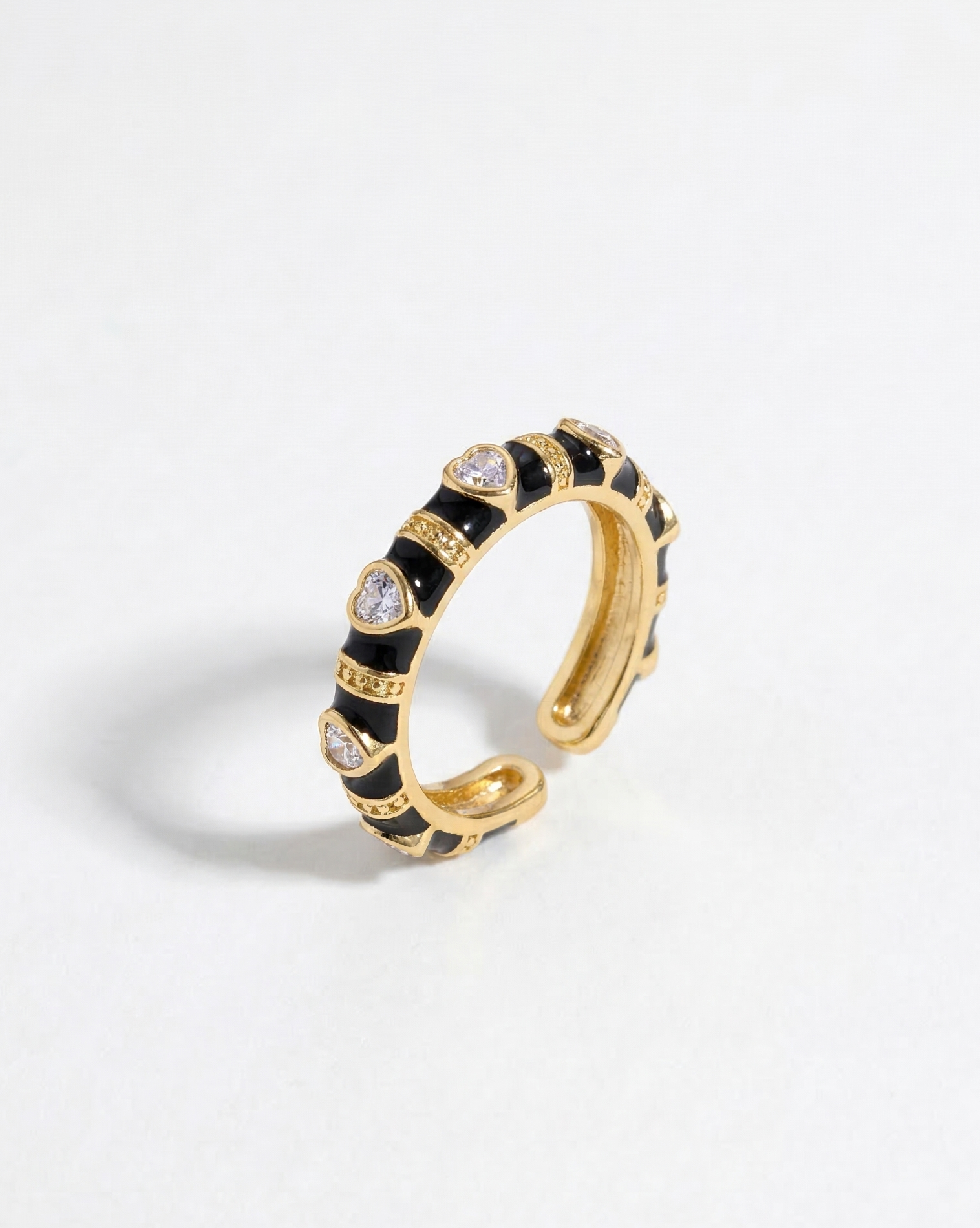 Onyx Pavé Cuff Ring