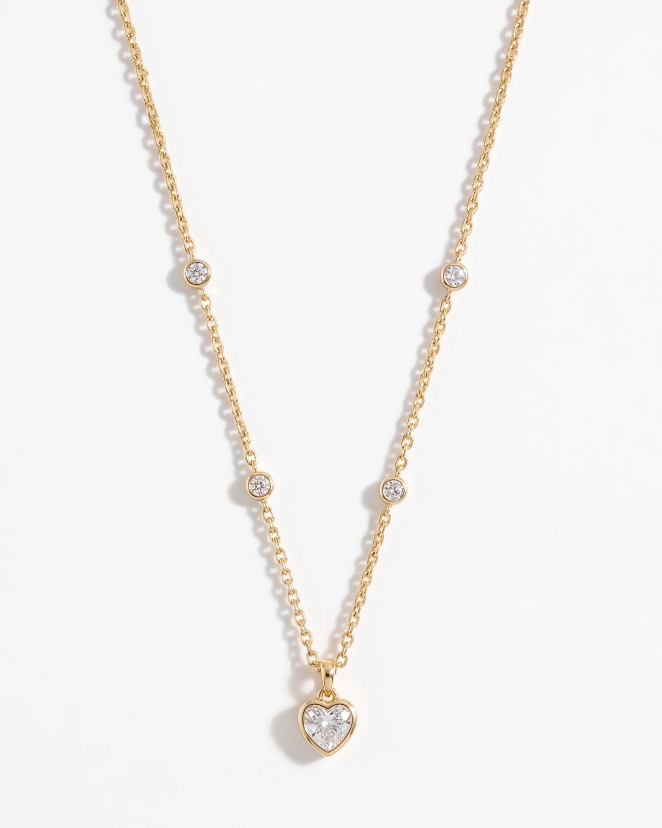Heart Station Necklace