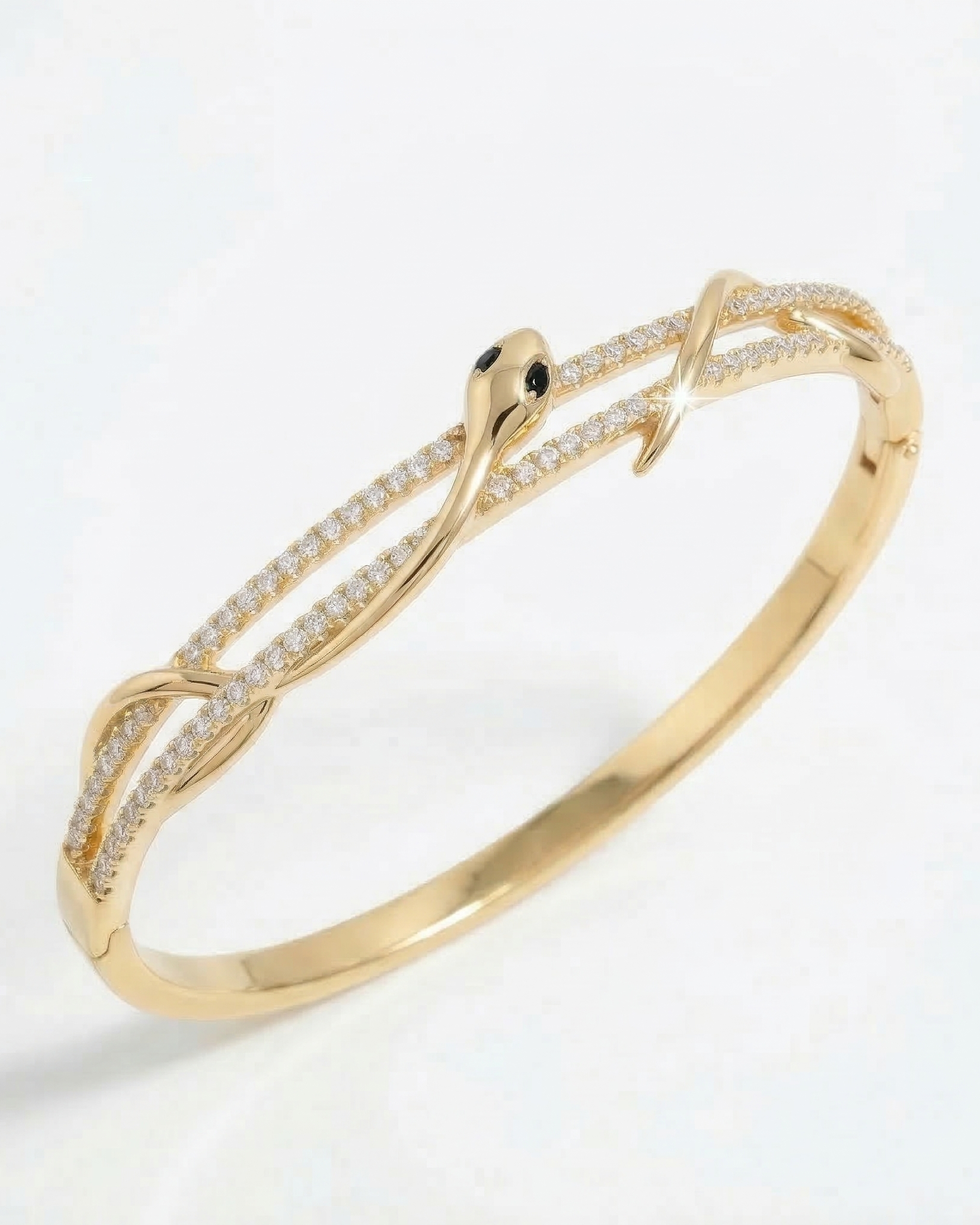 Serpent Pavé Bangle
