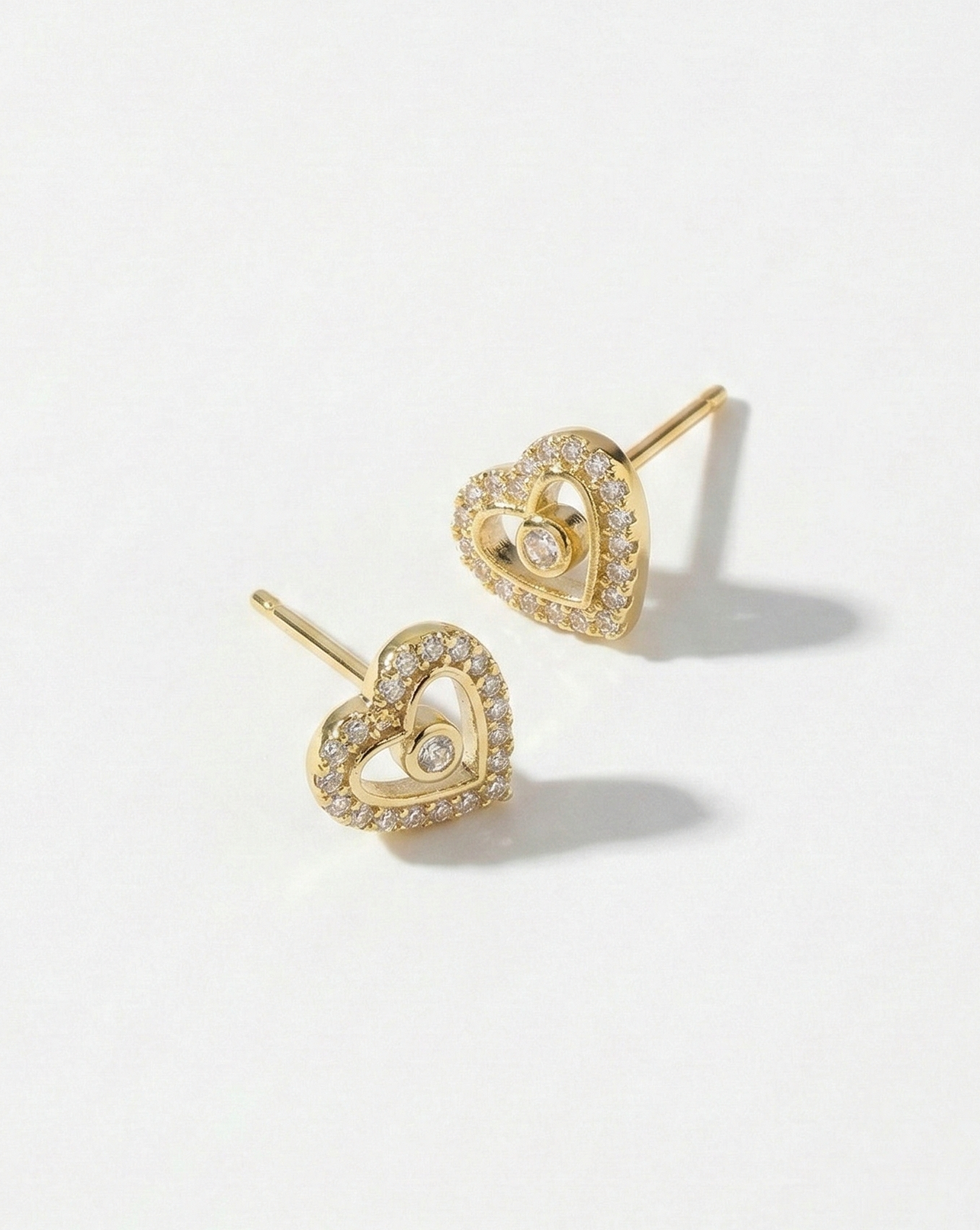 Entwine Heart Studs