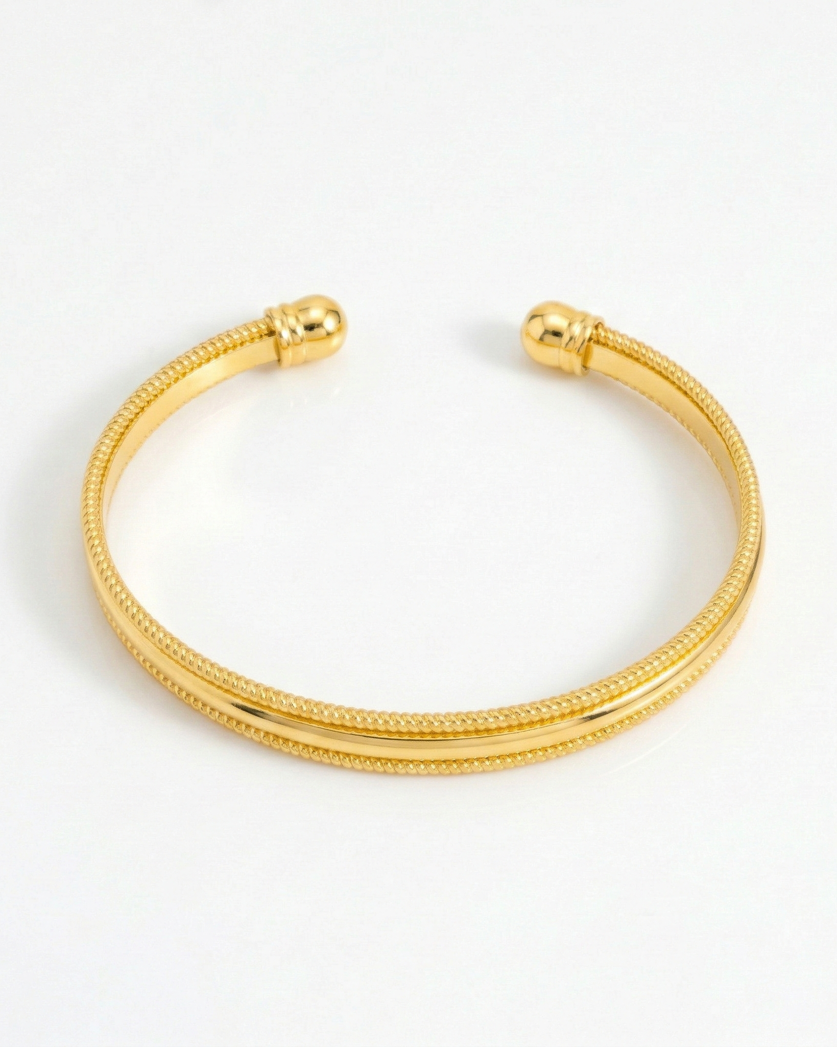 Seraphine Double-Line Cuff Bangle