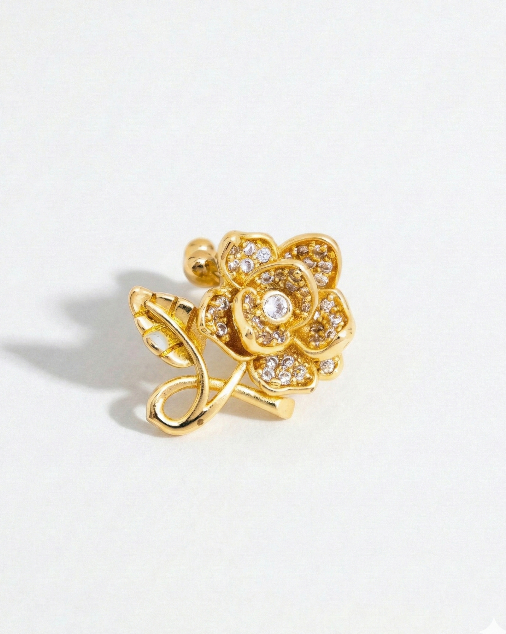 Rose Ear Cuff