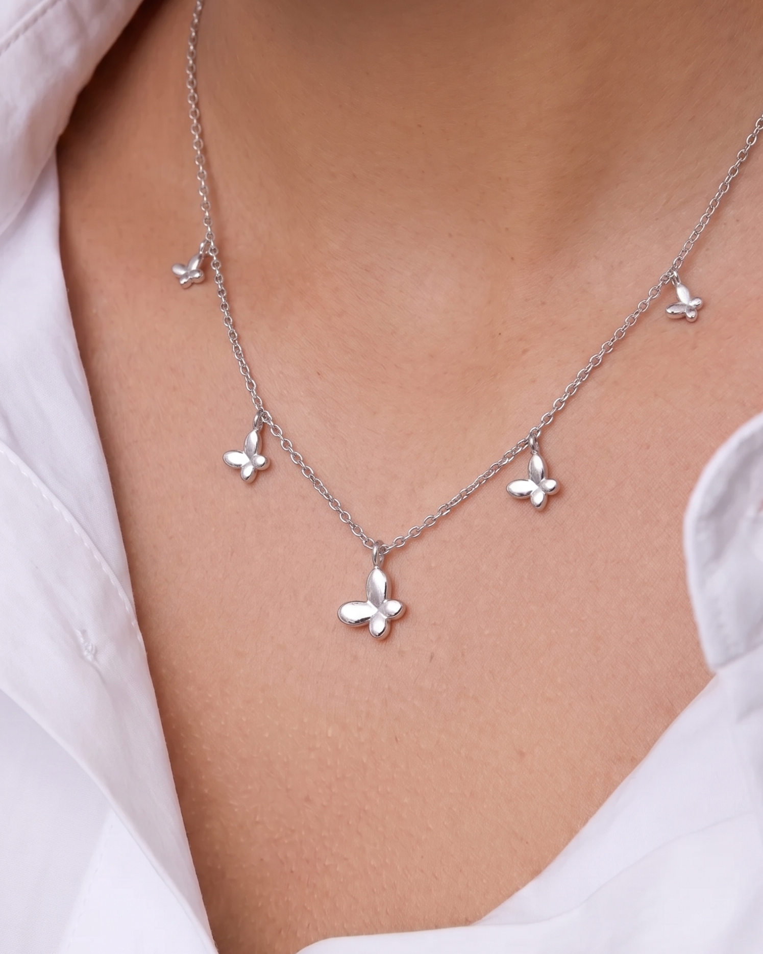 Butterfly Station Necklace