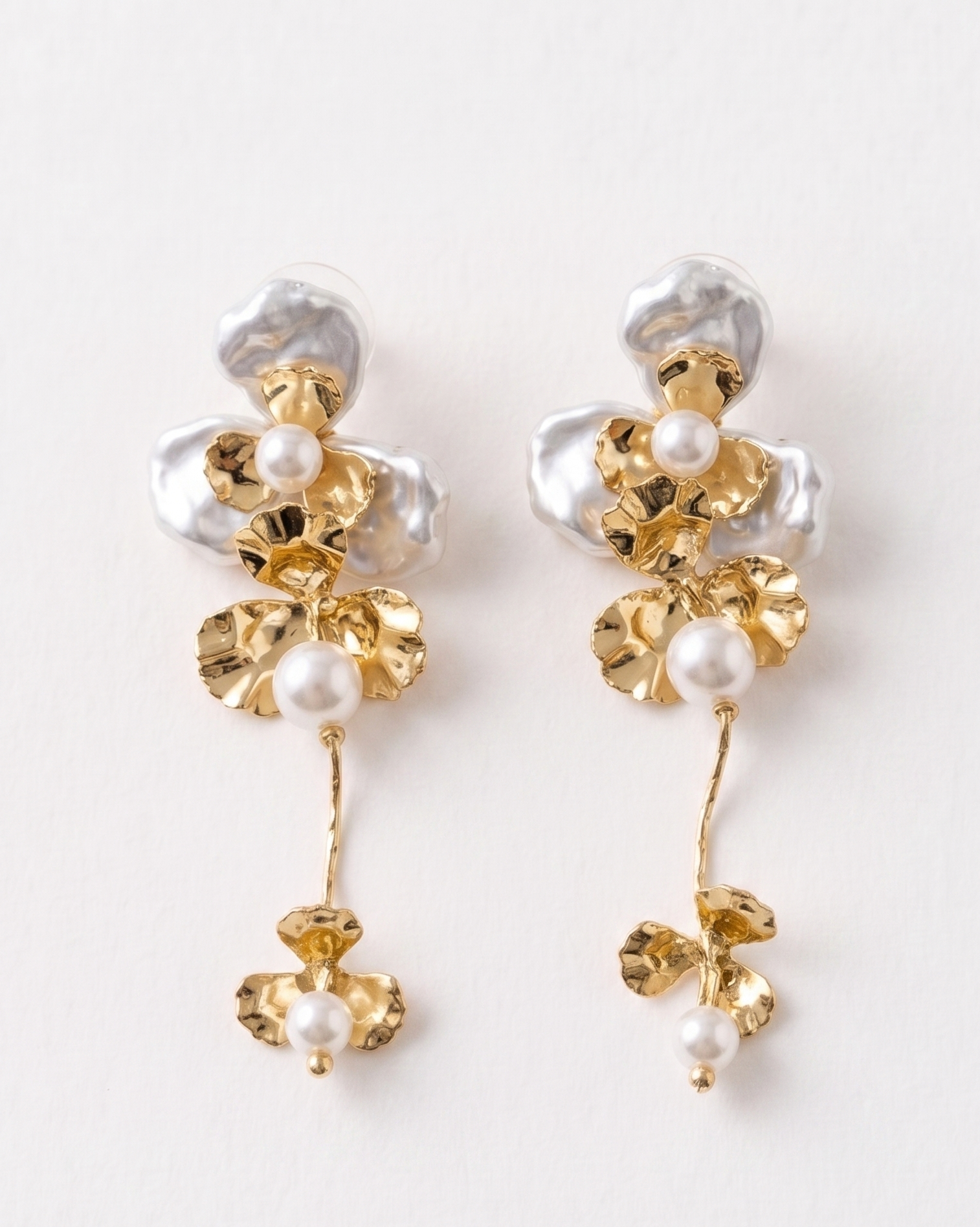 Blossom Pearl Drop Earrings