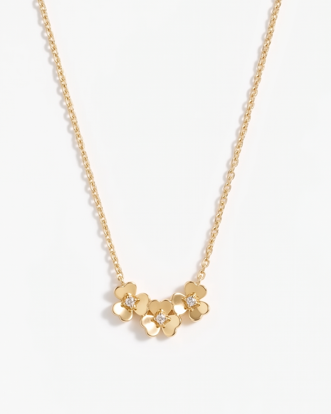 Floral Cluster Necklace